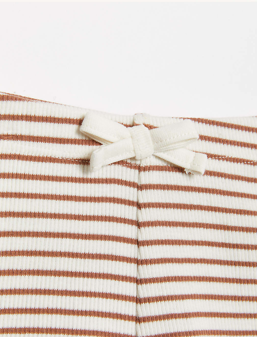 Cotton Rich Striped Bear Shorts