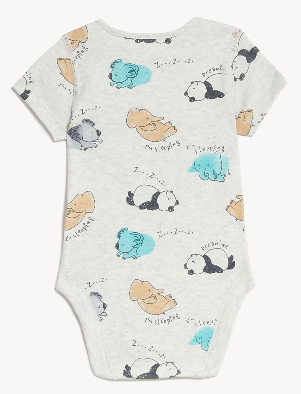3pk Cotton Rich Printed Bodysuits (6 1/2lbs-3 Yrs)