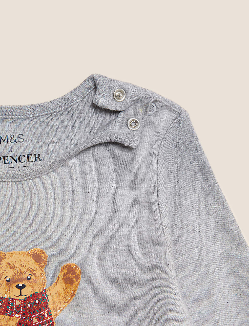 Cotton Rich Spencer Bear Sleepsuit