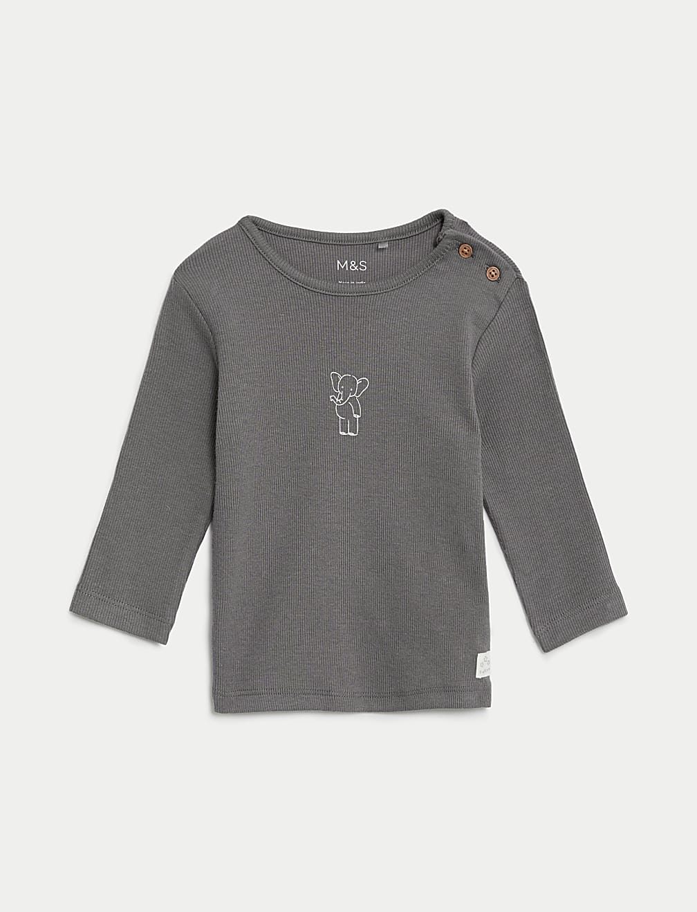 2pc Cotton Rich Elephant Outfit (0-1 Yrs)