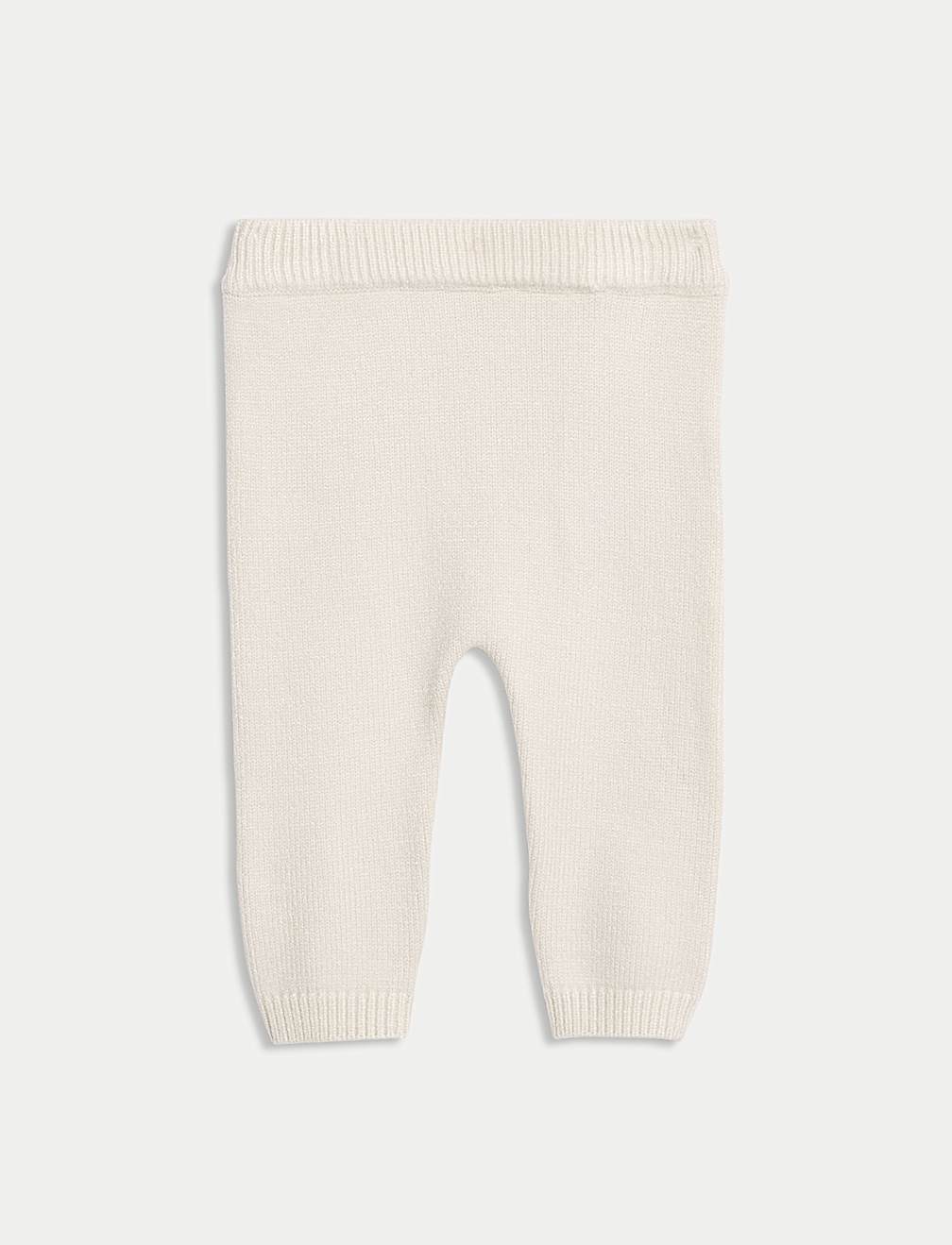 2pc Knitted Bear Wrap Outfit (0-12 Mths)