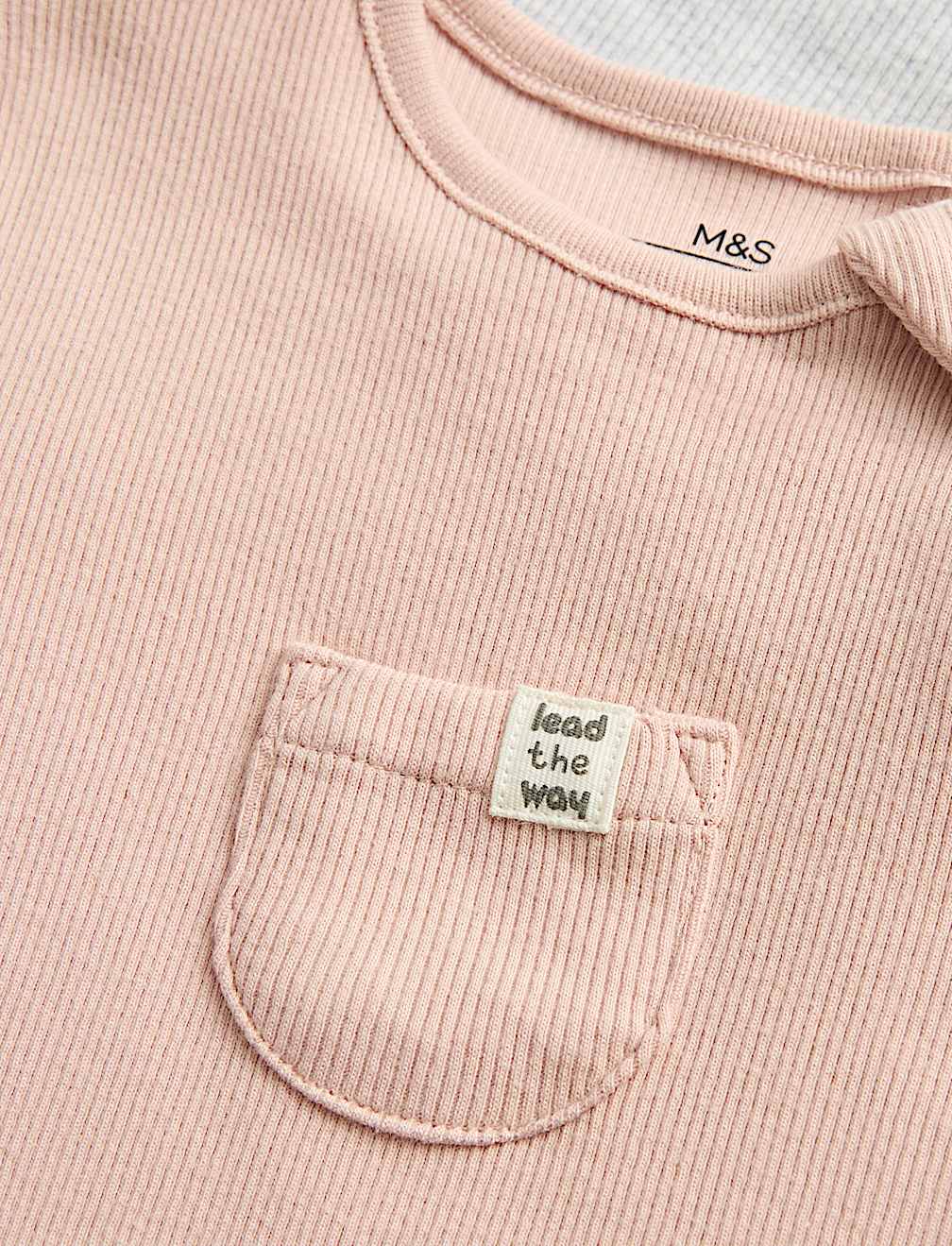 3pk Cotton Rich Ribbed Sleepsuits (6&frac12;lbs-3 Yrs)