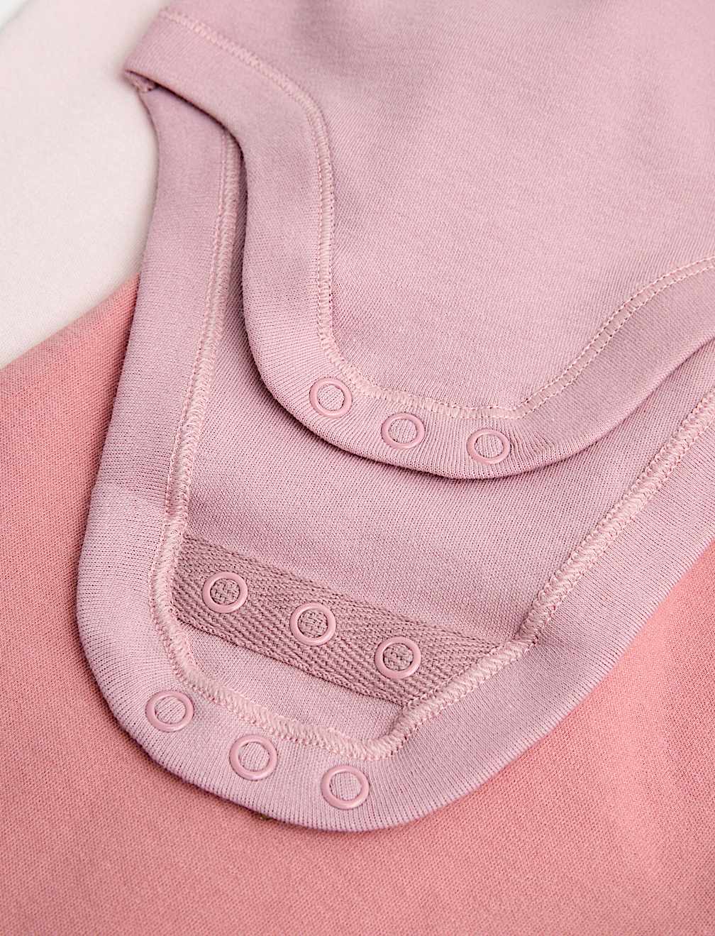 5pk Pure Cotton Long Sleeve Bodysuits (0-3 Yrs)