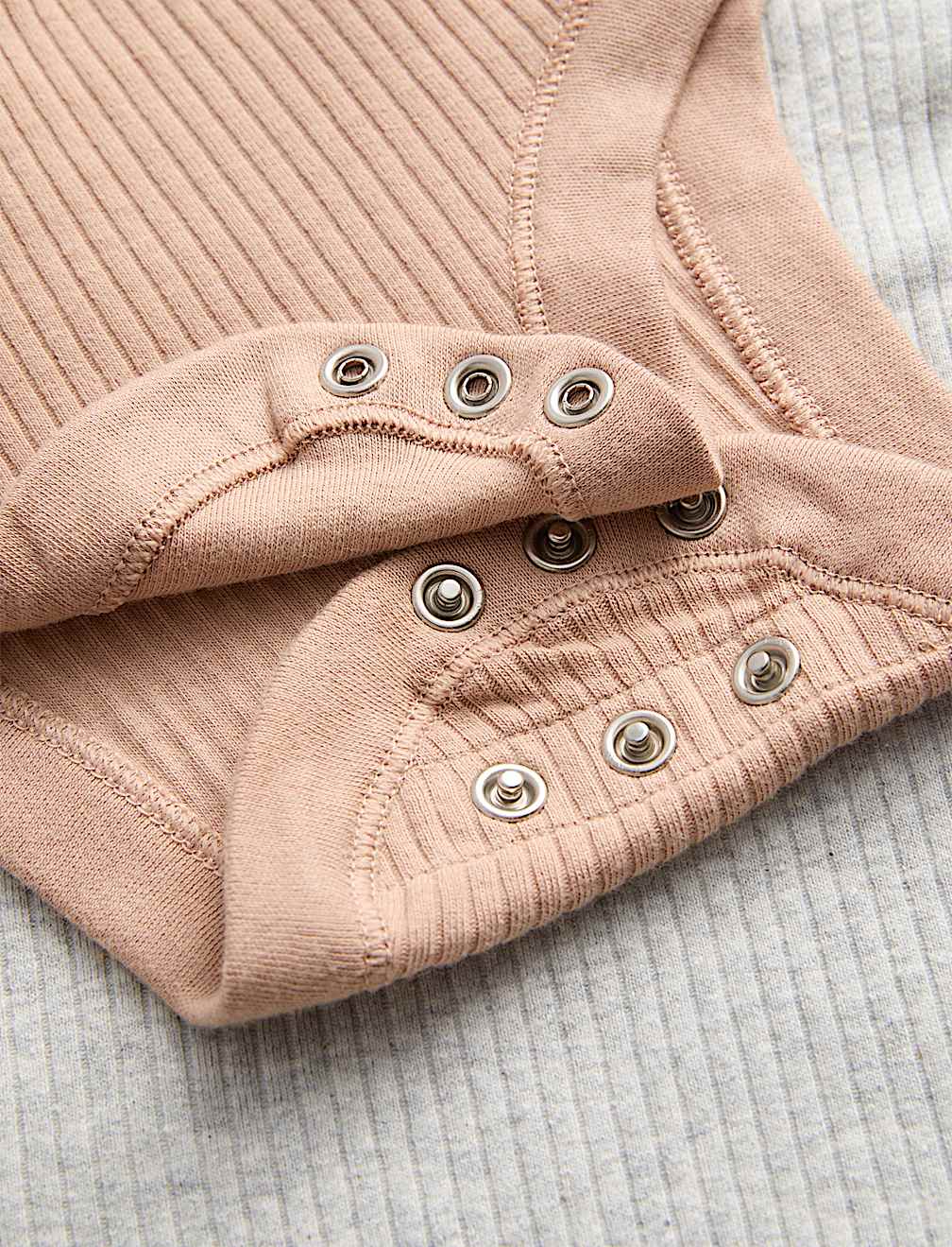 3pk Rib Long Sleeve Bodysuits (6½lbs -3 Yrs)