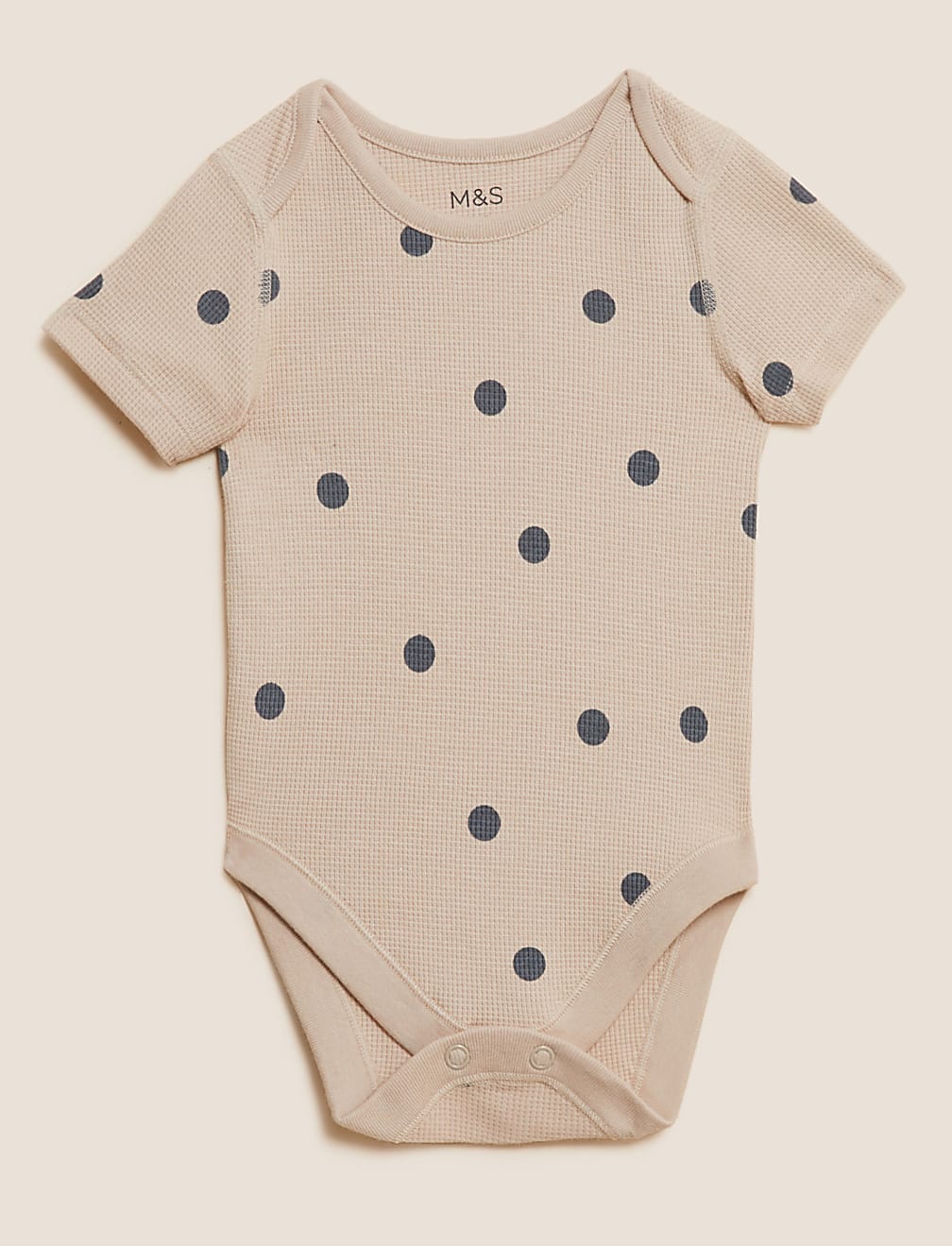 3pk Pure Cotton Spot Print Bodysuits (6½lbs-3 Yrs)