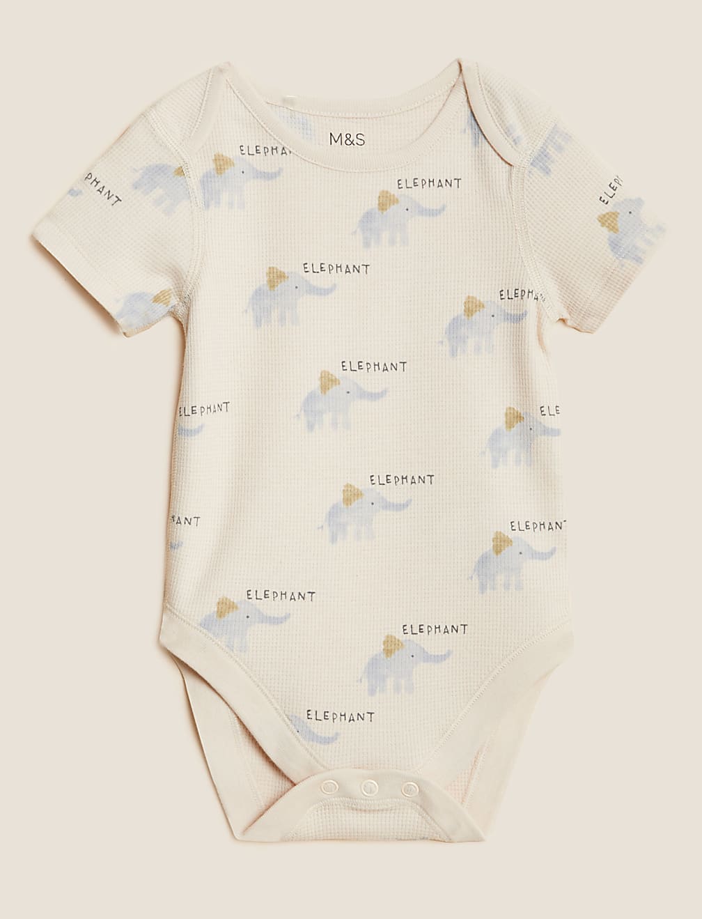 3pk Pure Cotton Printed Bodysuits