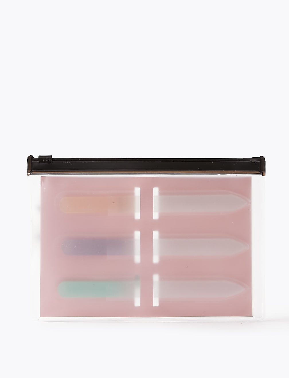Set of 3 Crystal Nail Files Bag