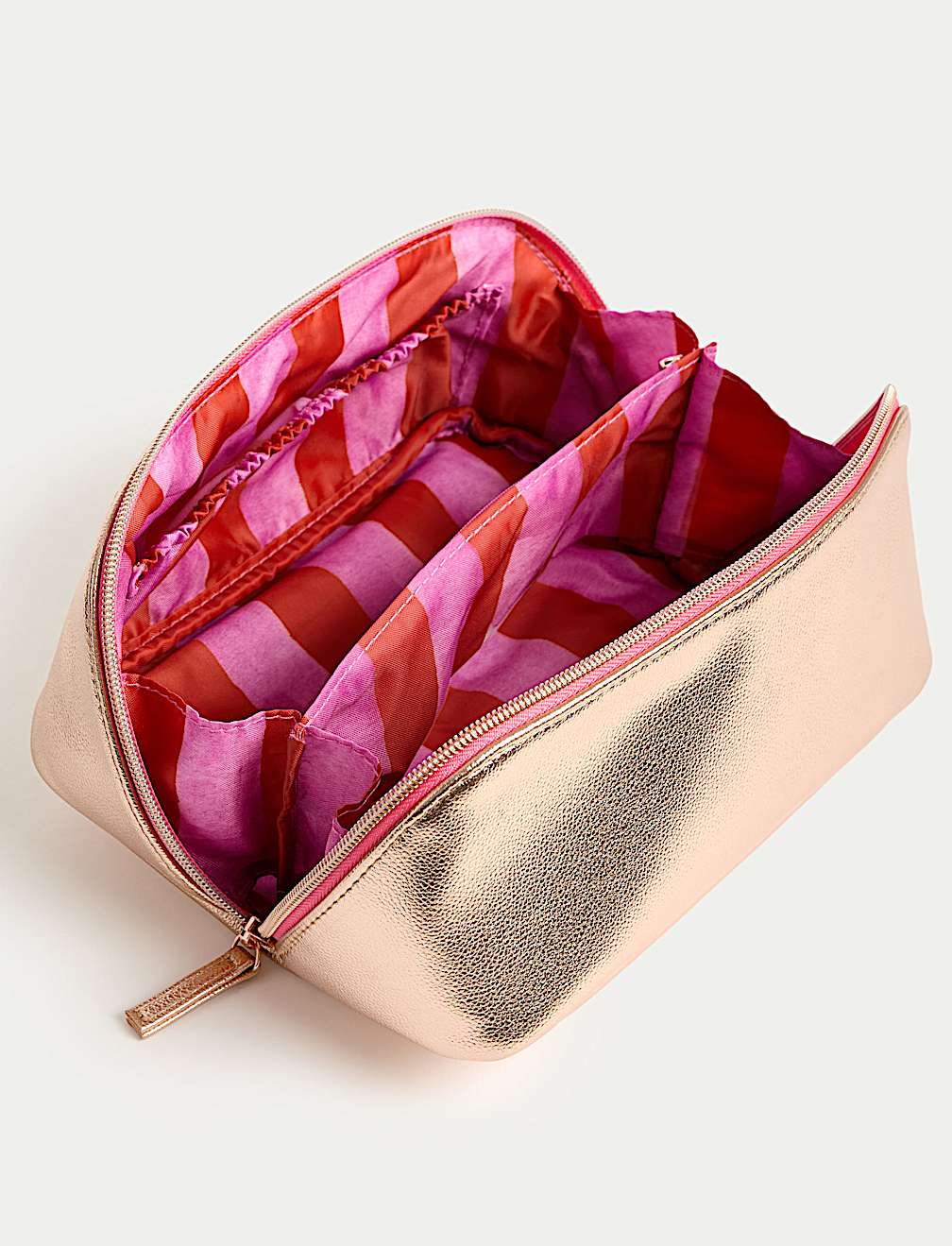 Wide Opening Travel Makeup Bag