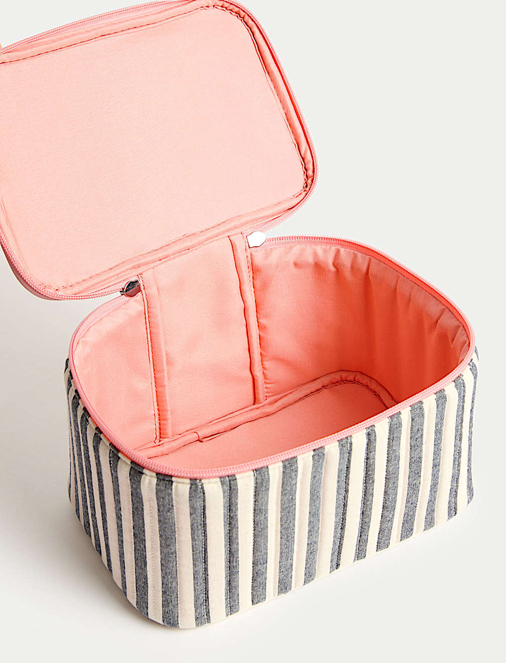 Striped Cosmetic Case