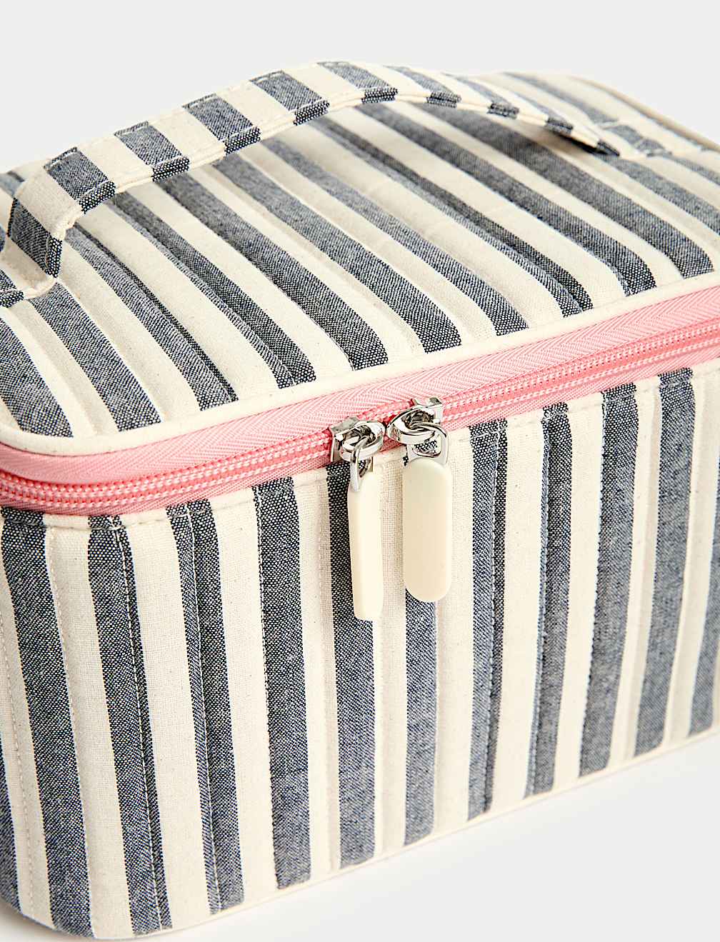 Striped Cosmetic Case
