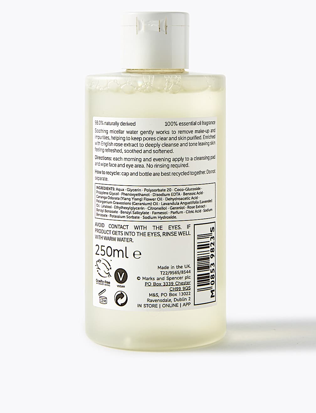 Ultimate Cleanse Micellar Water 250ml