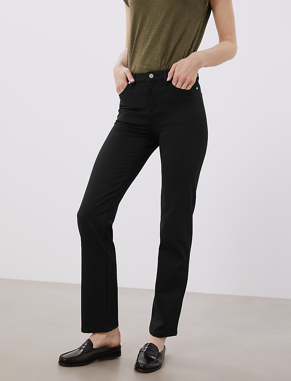Straight Leg Trousers
