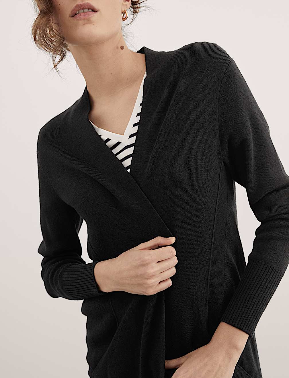 Pure Wool Longline Cardigan