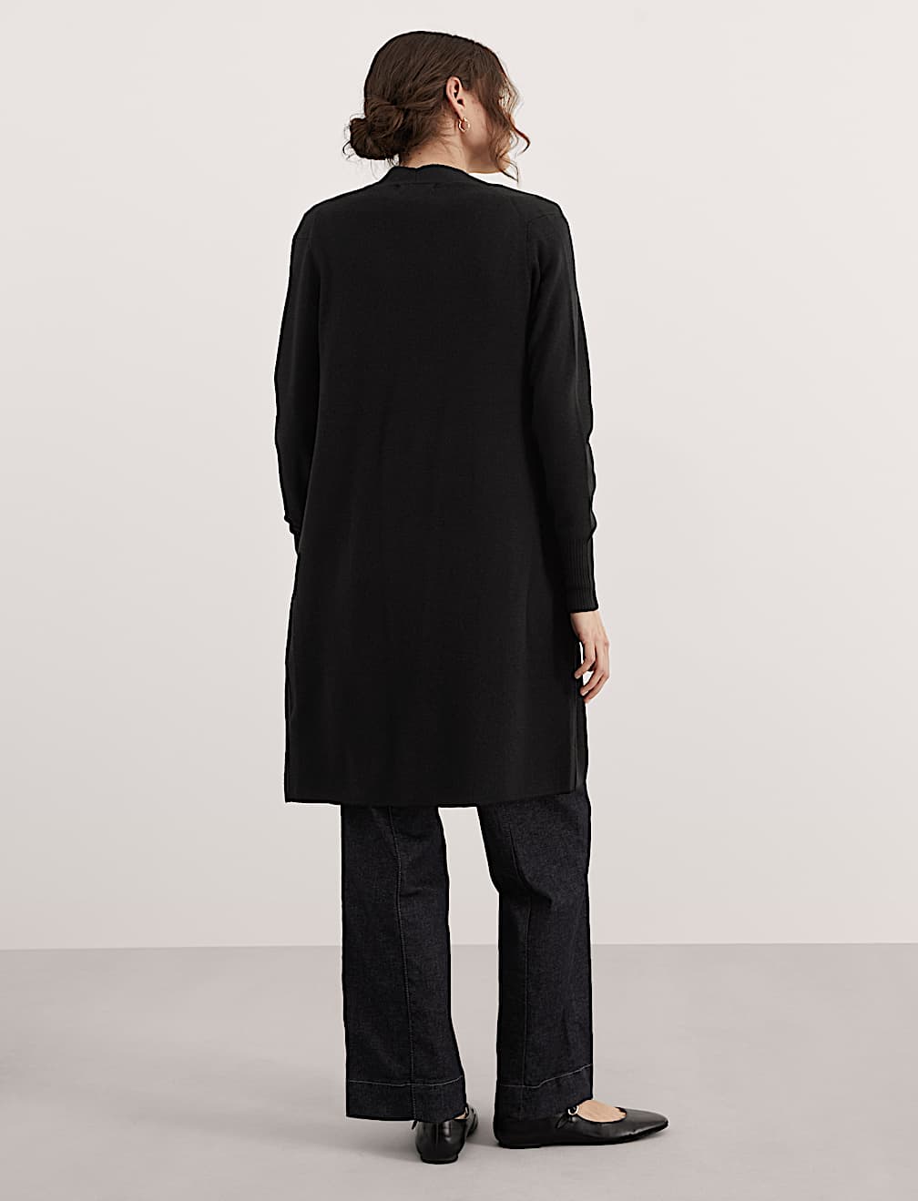 Pure Wool Longline Cardigan