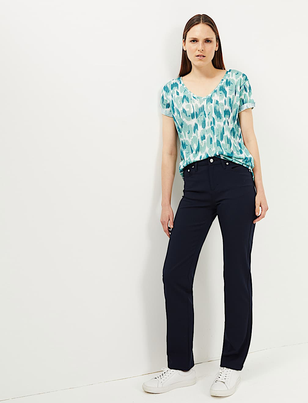 Straight Leg Trousers