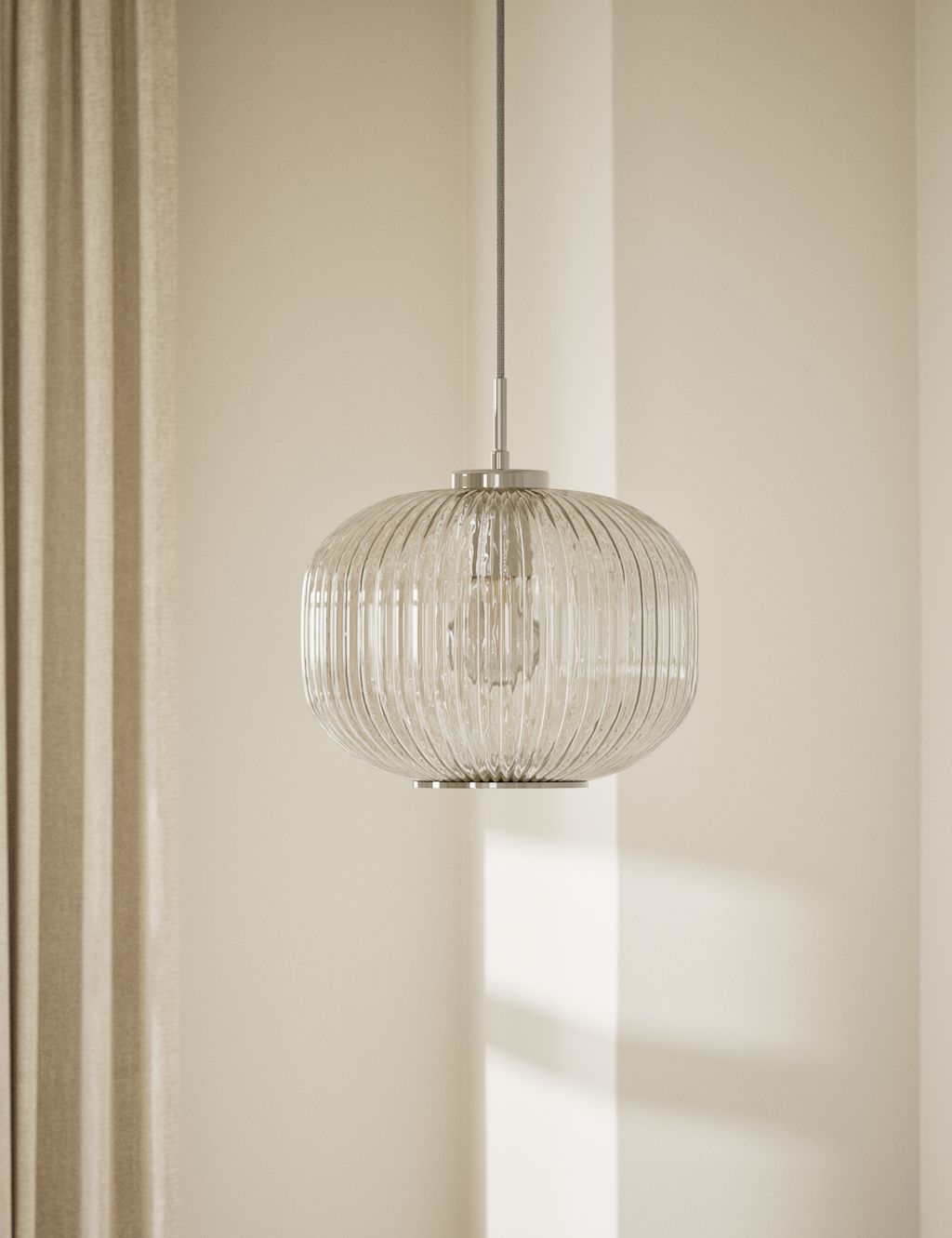 M&S Amelia Pendant Light - 1SIZE - Champagne, Champagne