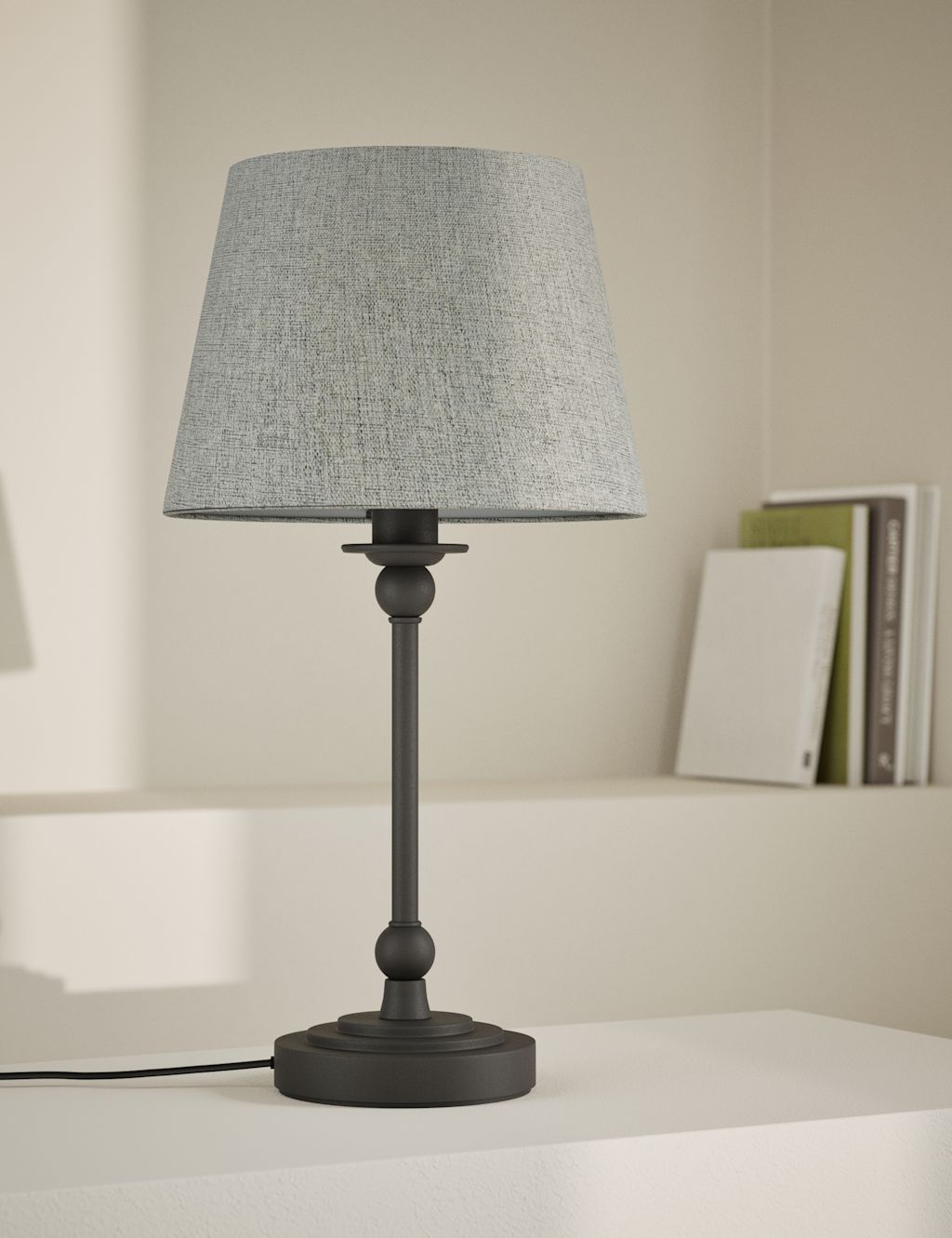 M&S Blair Table Lamp - 1SIZE - Black Mix, Black Mix