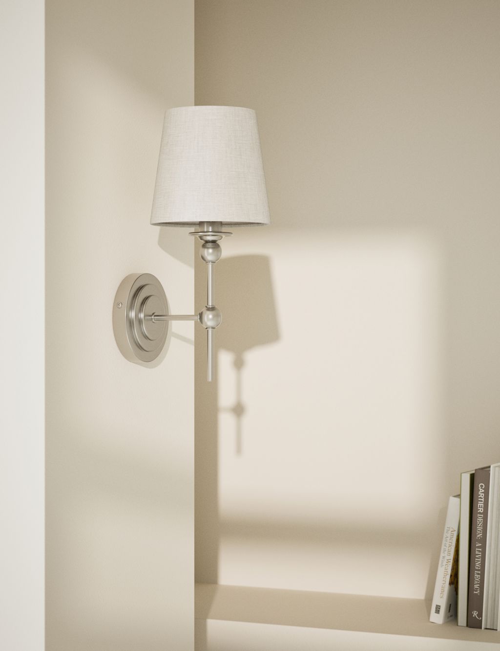 M&S Blair Wall Light - 1SIZE - Grey Mix, Grey Mix