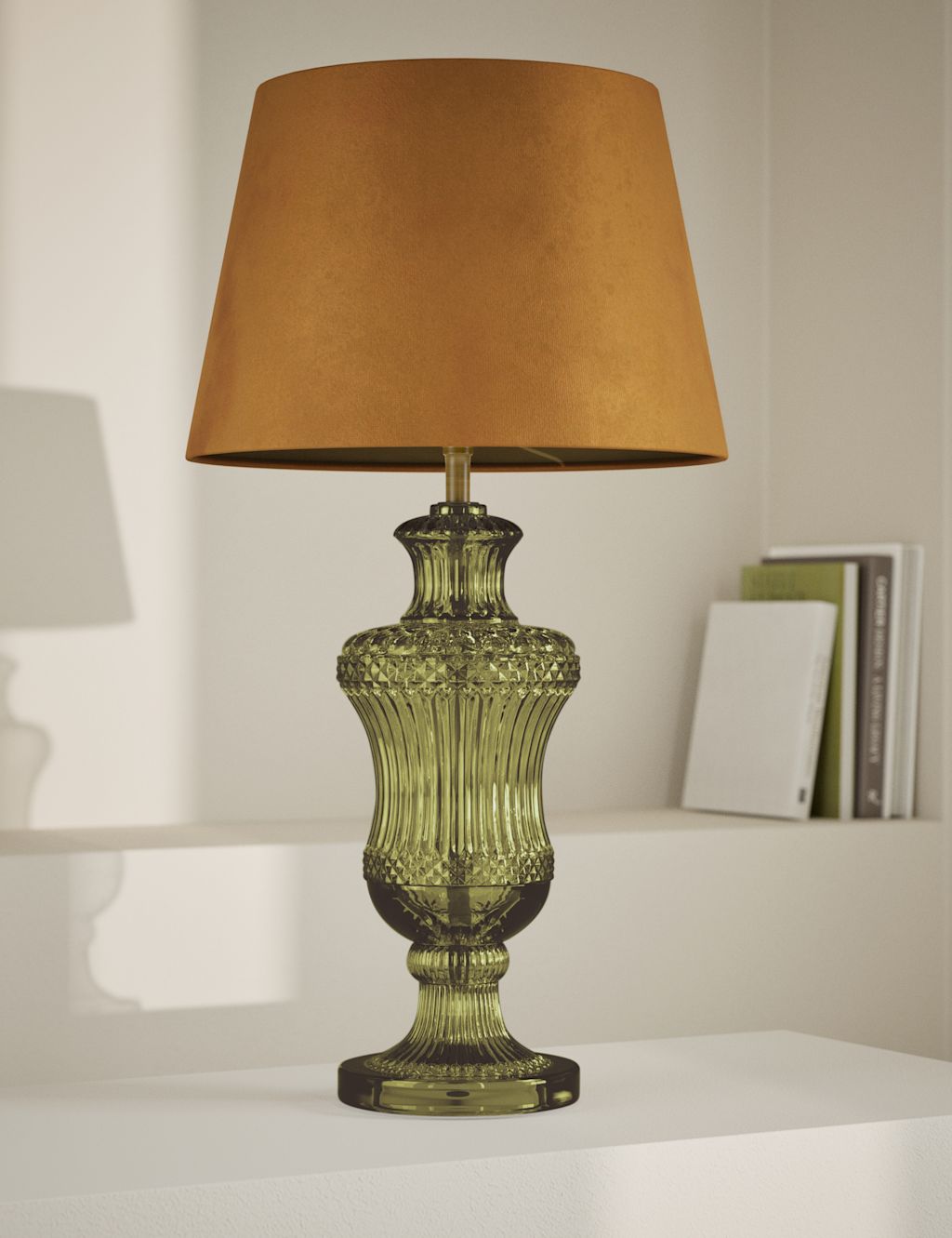 M&S Loretta Table Lamp - 1SIZE - Green Mix, Green Mix