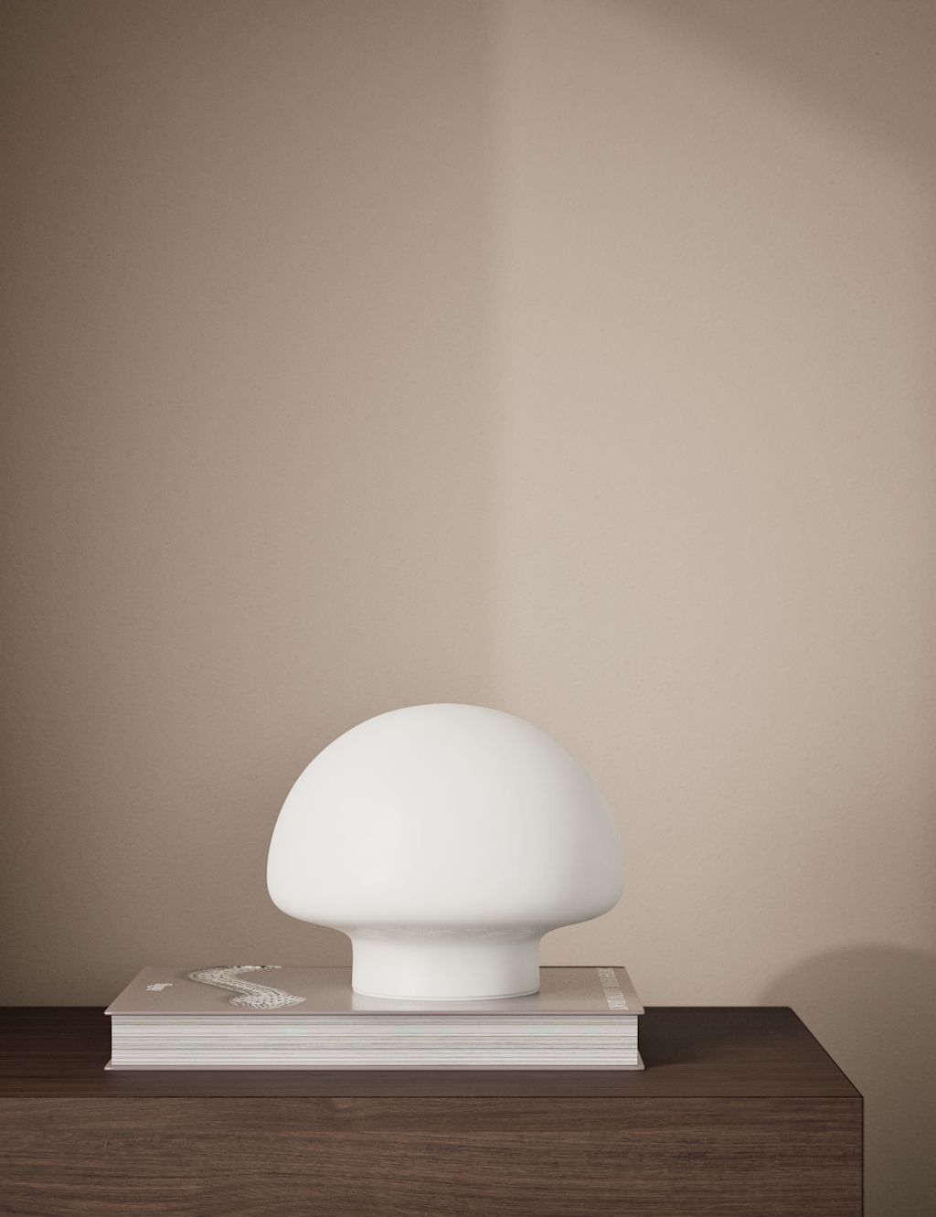 M&S X Kelly Hoppen Button Rechargeable Table Lamp - 1SIZE - White, White