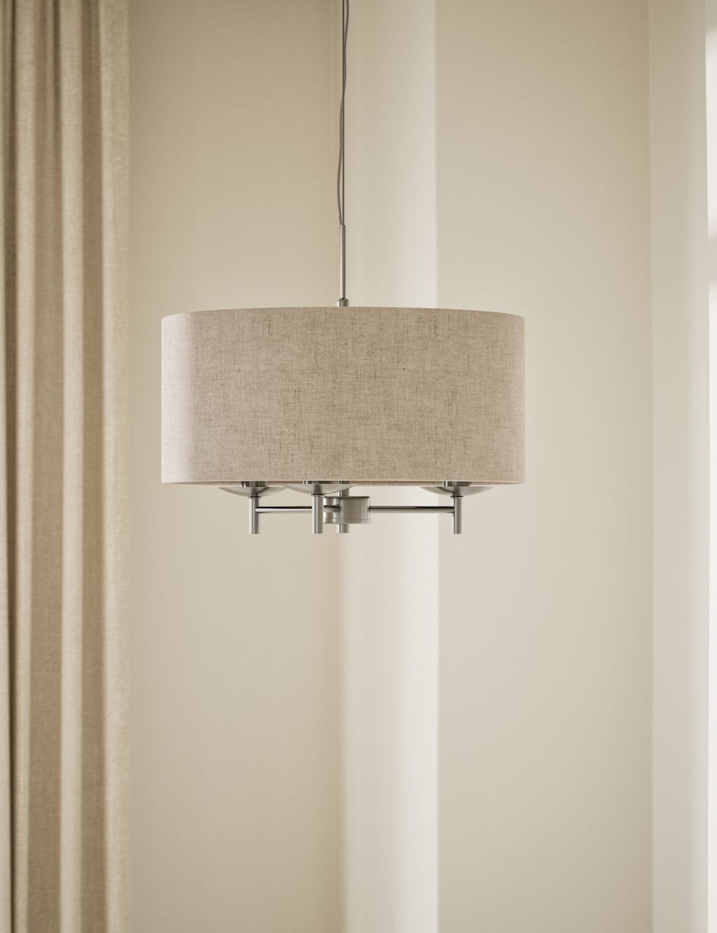 M&S Fleur Pendant Light - 1SIZE - Grey Mix, Grey Mix
