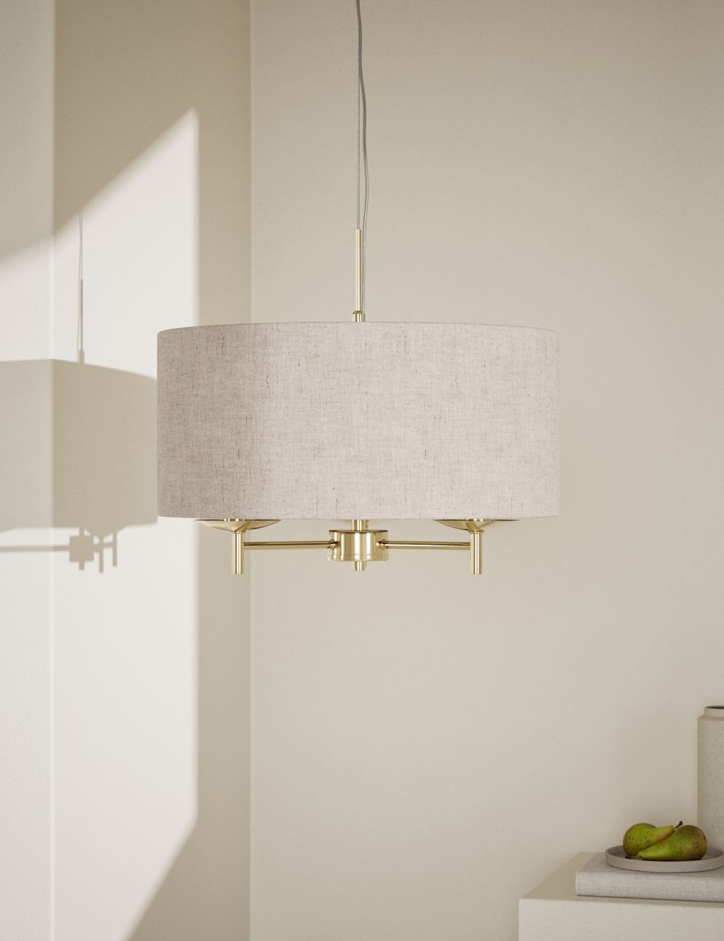 M&S Fleur Pendant Light - 1SIZE - Antique Brass, Antique Brass