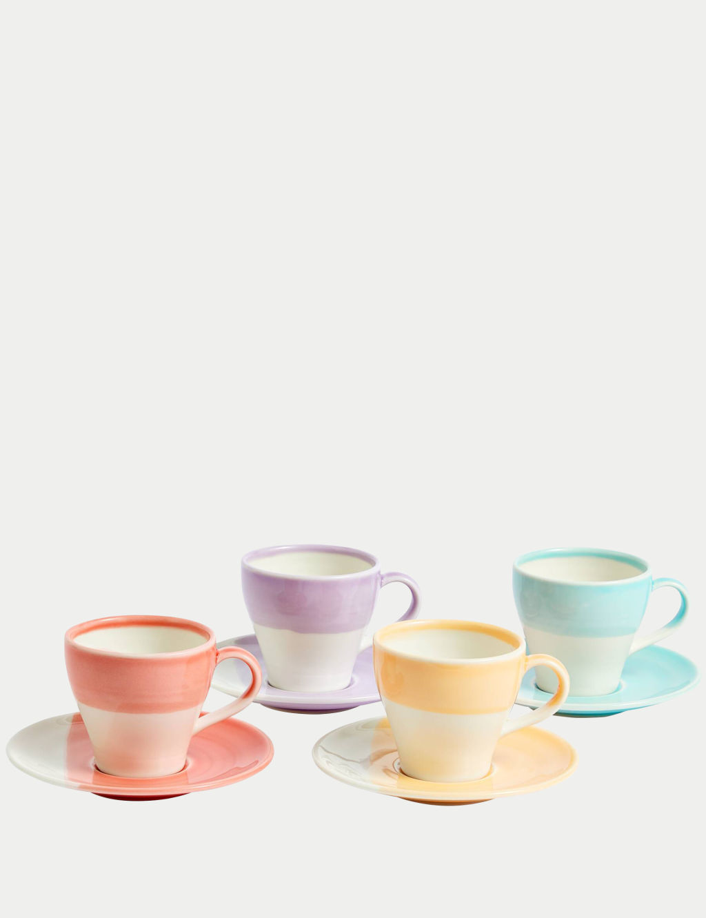 Royal Doulton Set of 4 1815 Espresso Cups & Saucers - 1SIZE - Multi, Multi