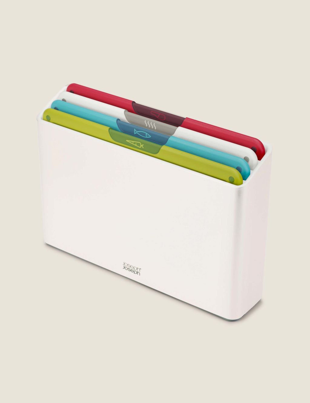 Joseph Joseph 4 Piece Folio&trade; Icon Chopping Board Set - White, White