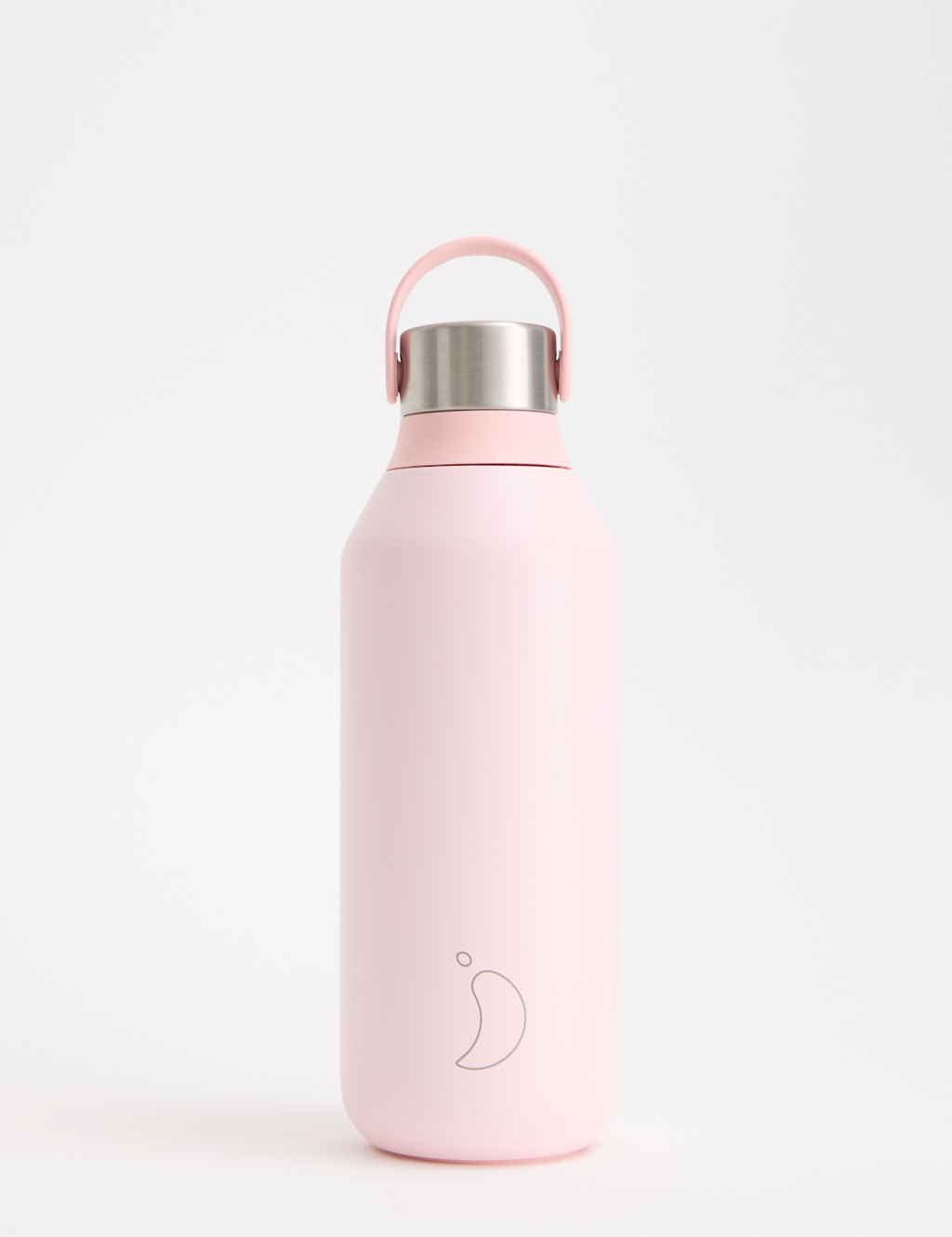 Chilly's Series 2 Stainless Steel Water Bottle 500ml - Blush Pink, Blush Pink