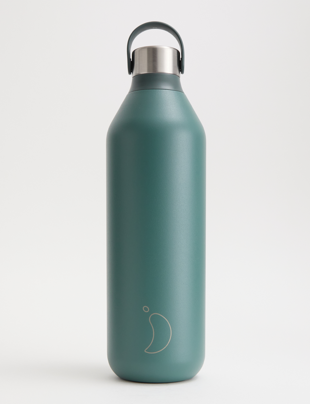 Chilly's Series 2 Water Bottle 1 Litre - Pine Green, Pine Green