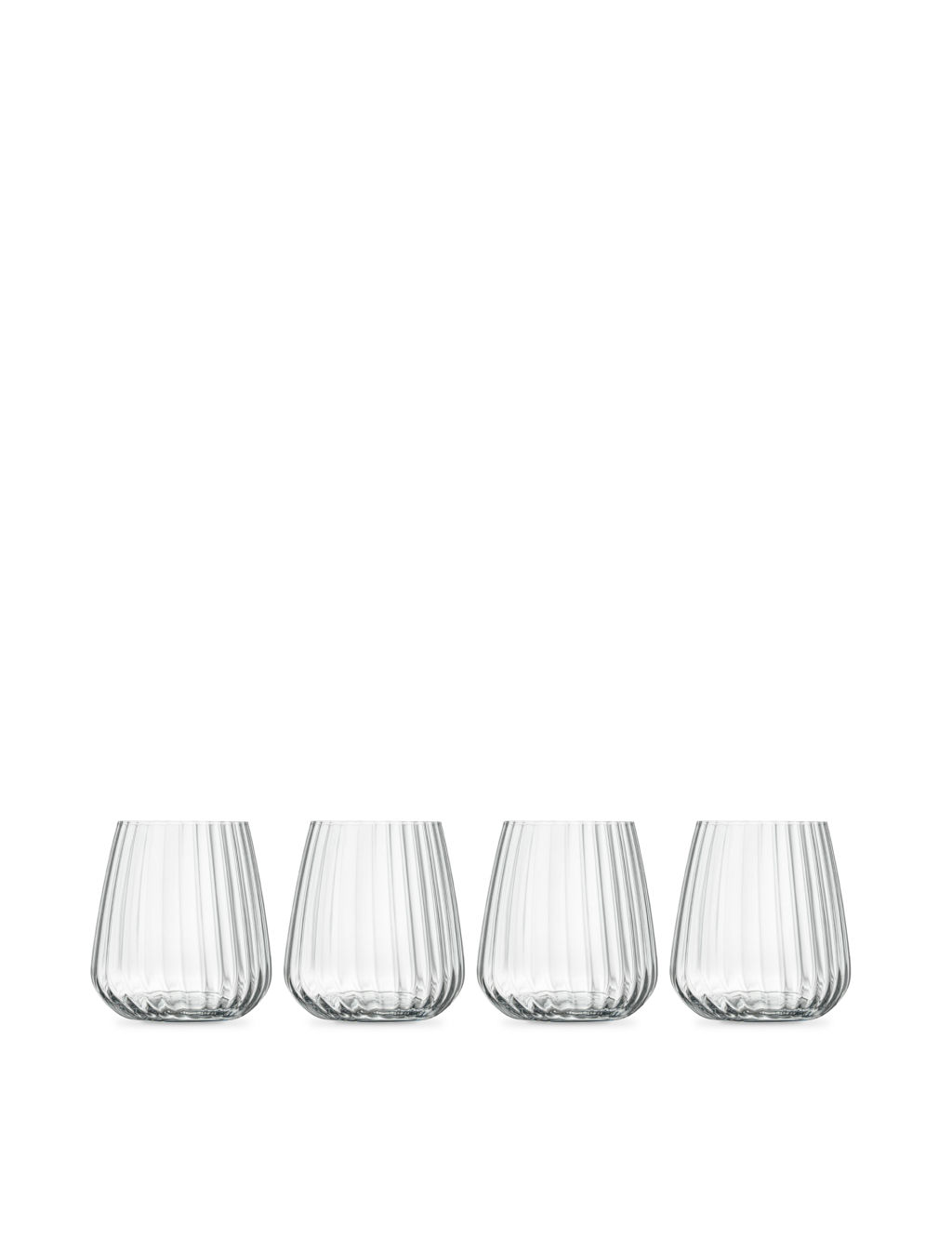 Luigi Bormioli Set of 4 Optica Tumblers - 1SIZE