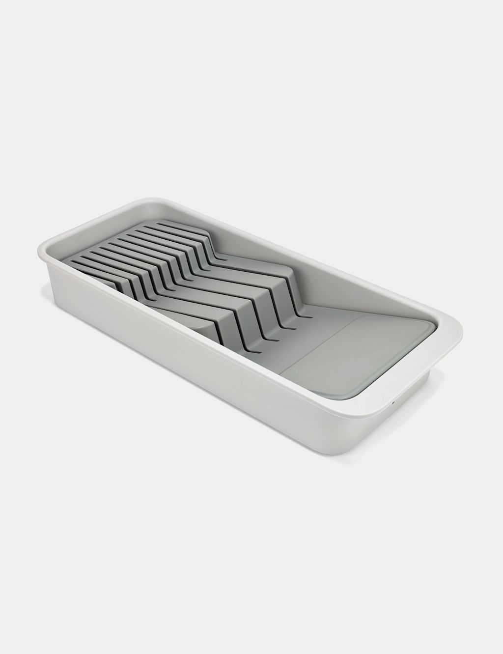 Joseph Joseph 2-Tier Knife Compact Organiser - Light Stone, Light Stone
