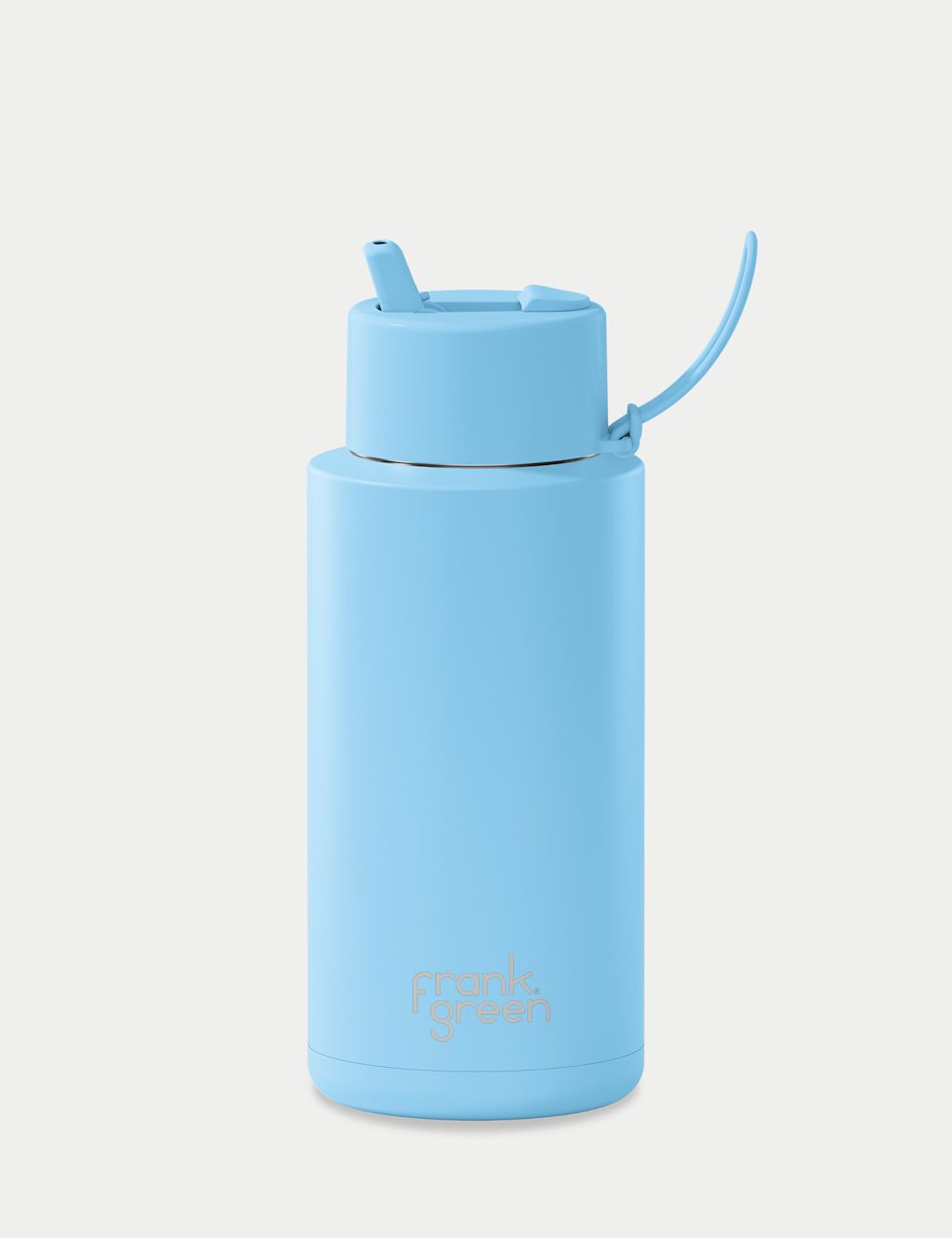 Frank Green Stainless Steel Water Bottle 1L - Sky Blue, Sky Blue