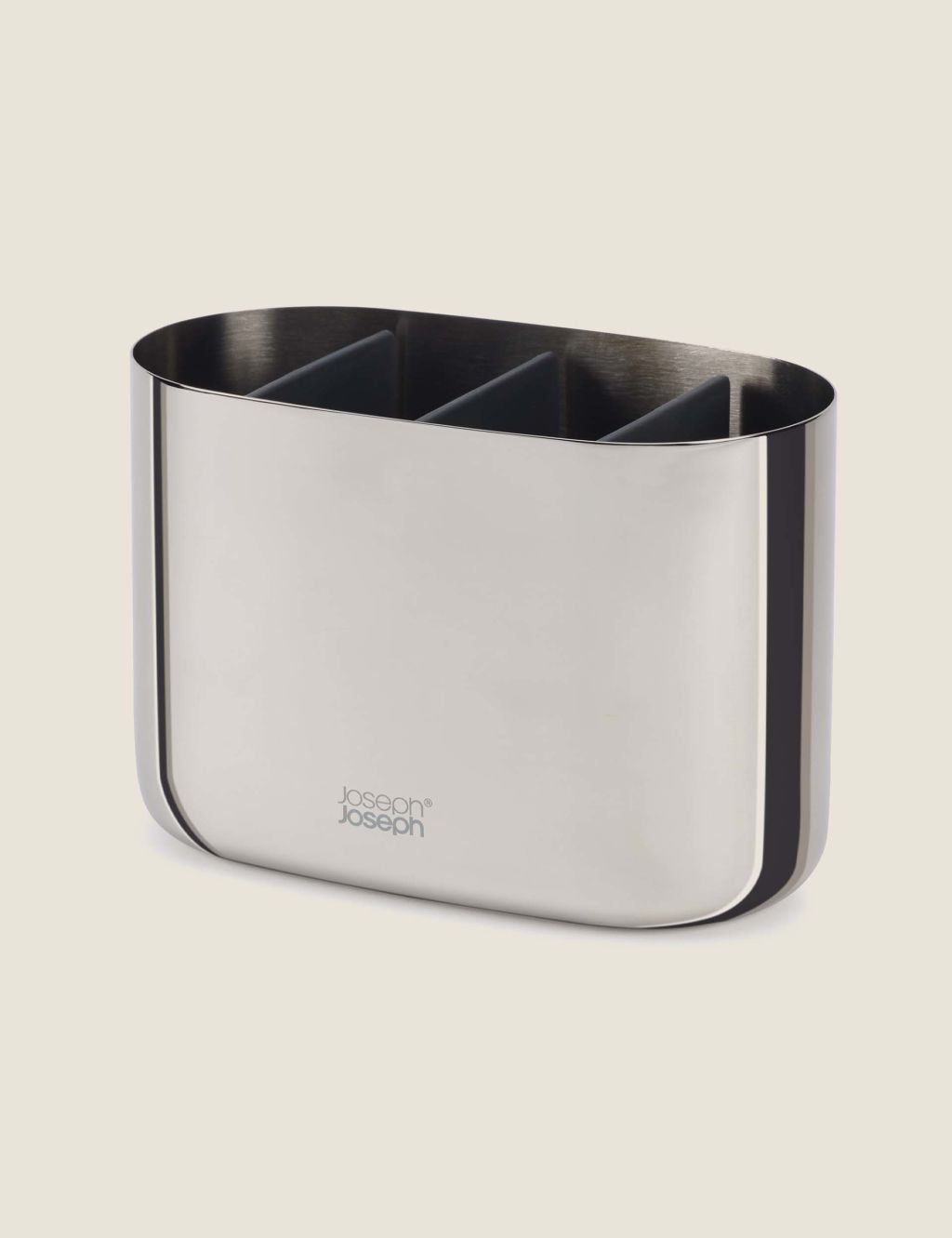 joseph joseph easystore luxe large toothbrush caddy - 1size - steel, steel