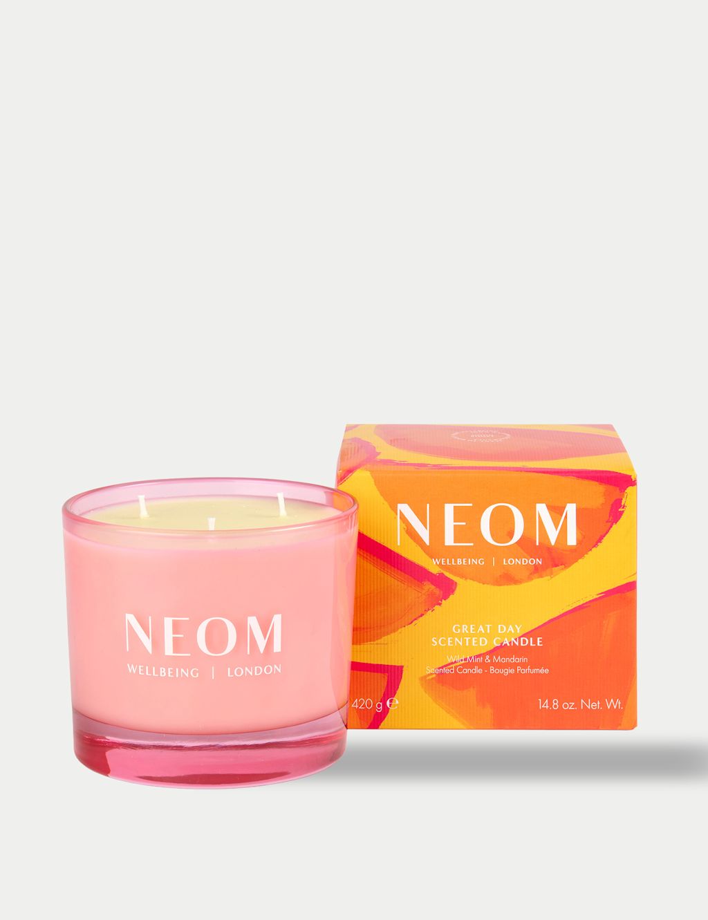 NEOM Wellbeing Great Day 3 Wick Candle 420g - 1SIZE