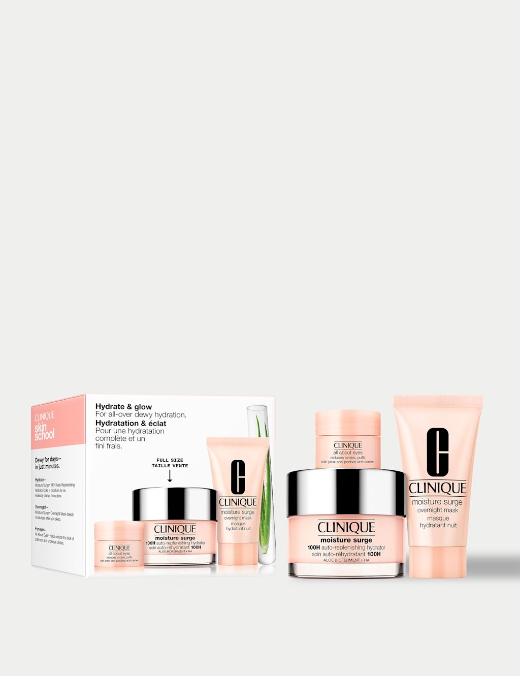 Clinique Hydration & Glow, For All Over Dewy Hydration Gift Set 85ml