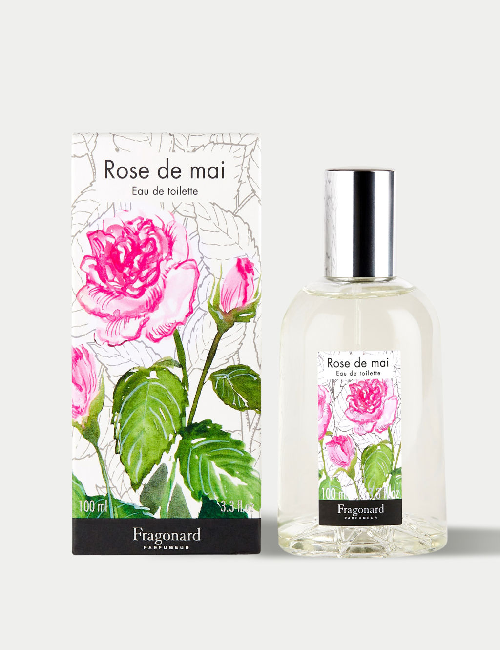 Fragonard Rose de Mai Eau de Toilette 100ml - 100 ml