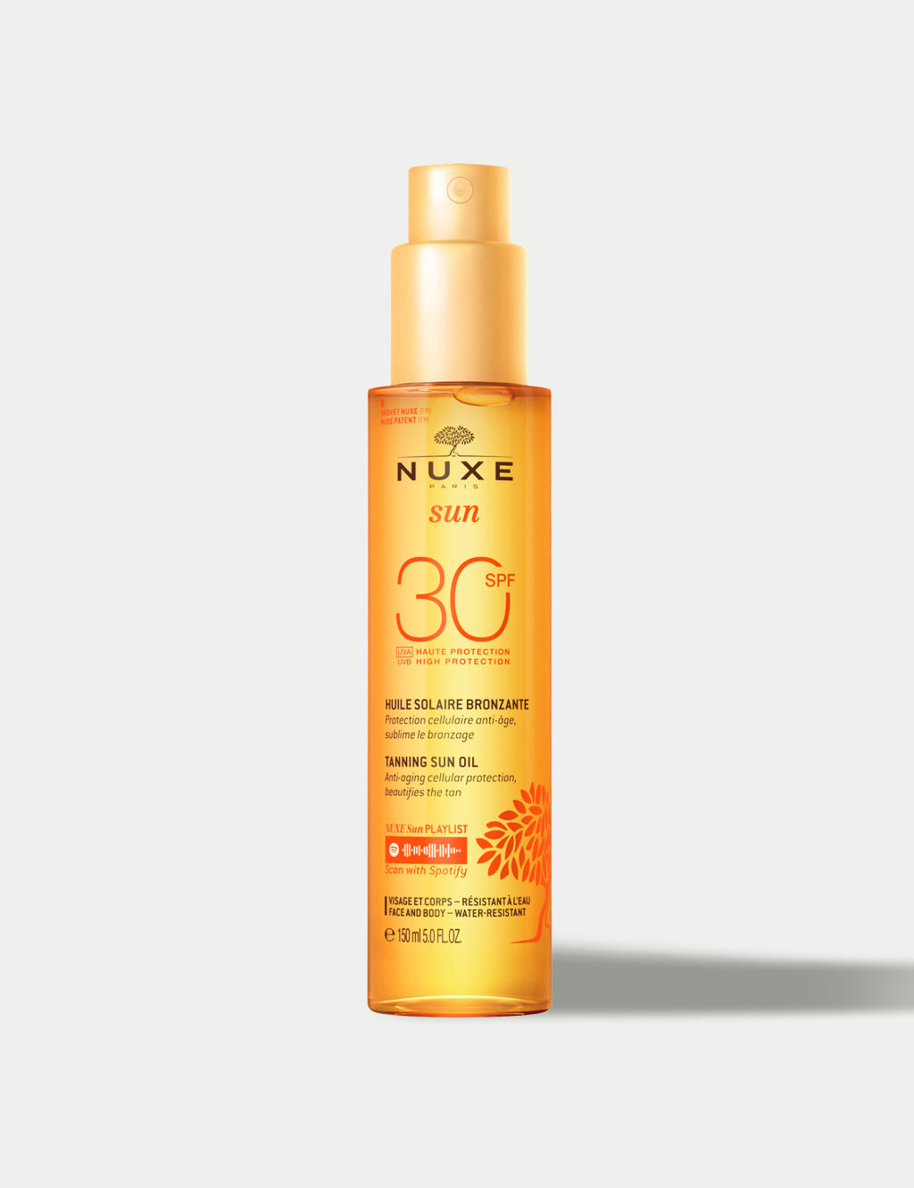 NUXE Tanning Oil for Face & Body SPF30 150ml - 150 ml