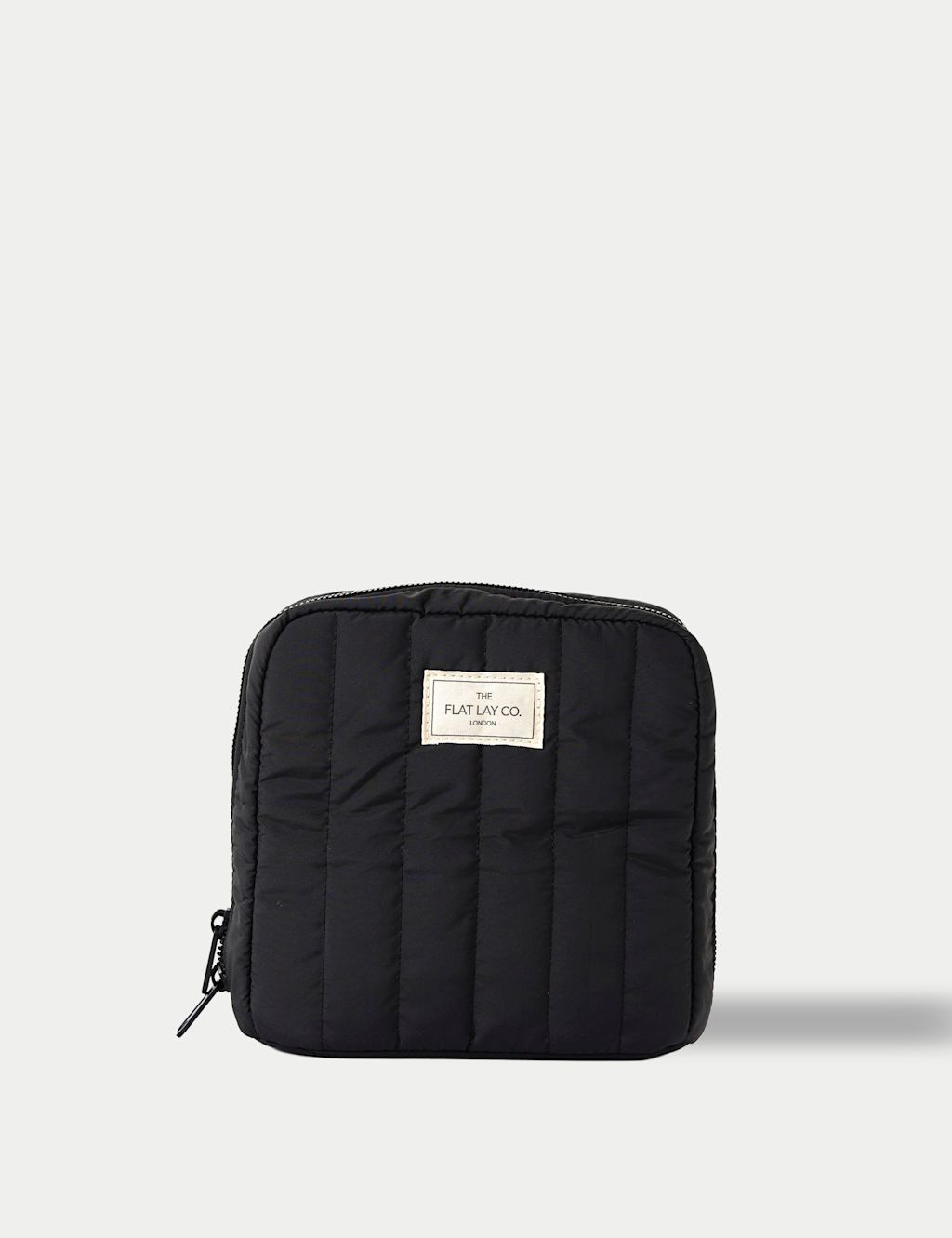 The Flat Lay Co. The Showcase Small Make Up Bag - Black, Black