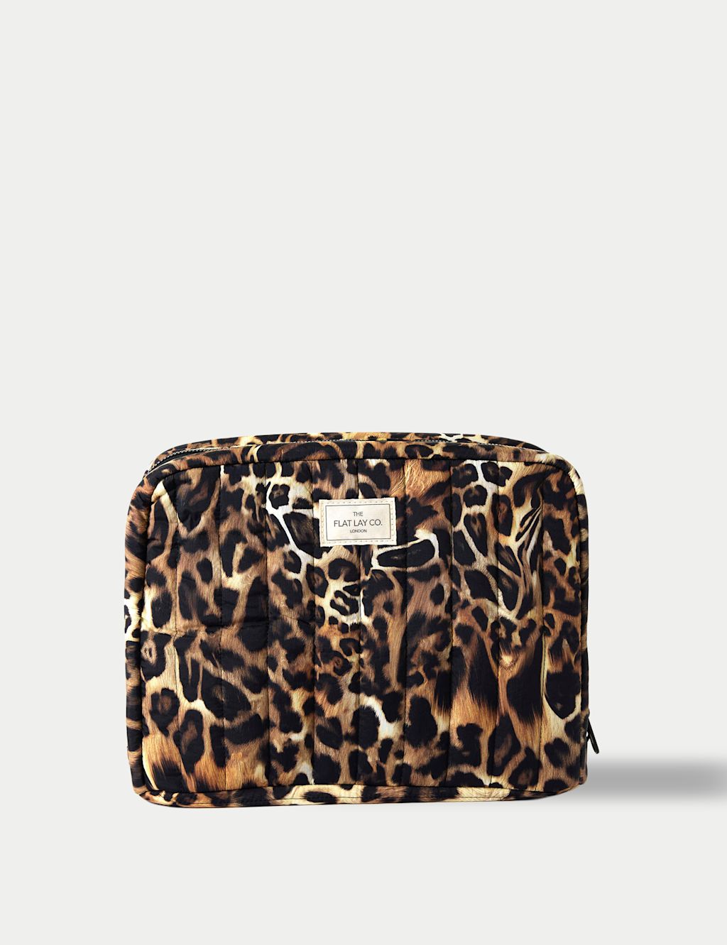 The Flat Lay Co. The Showcase XL Make Up Bag - Brown, Brown