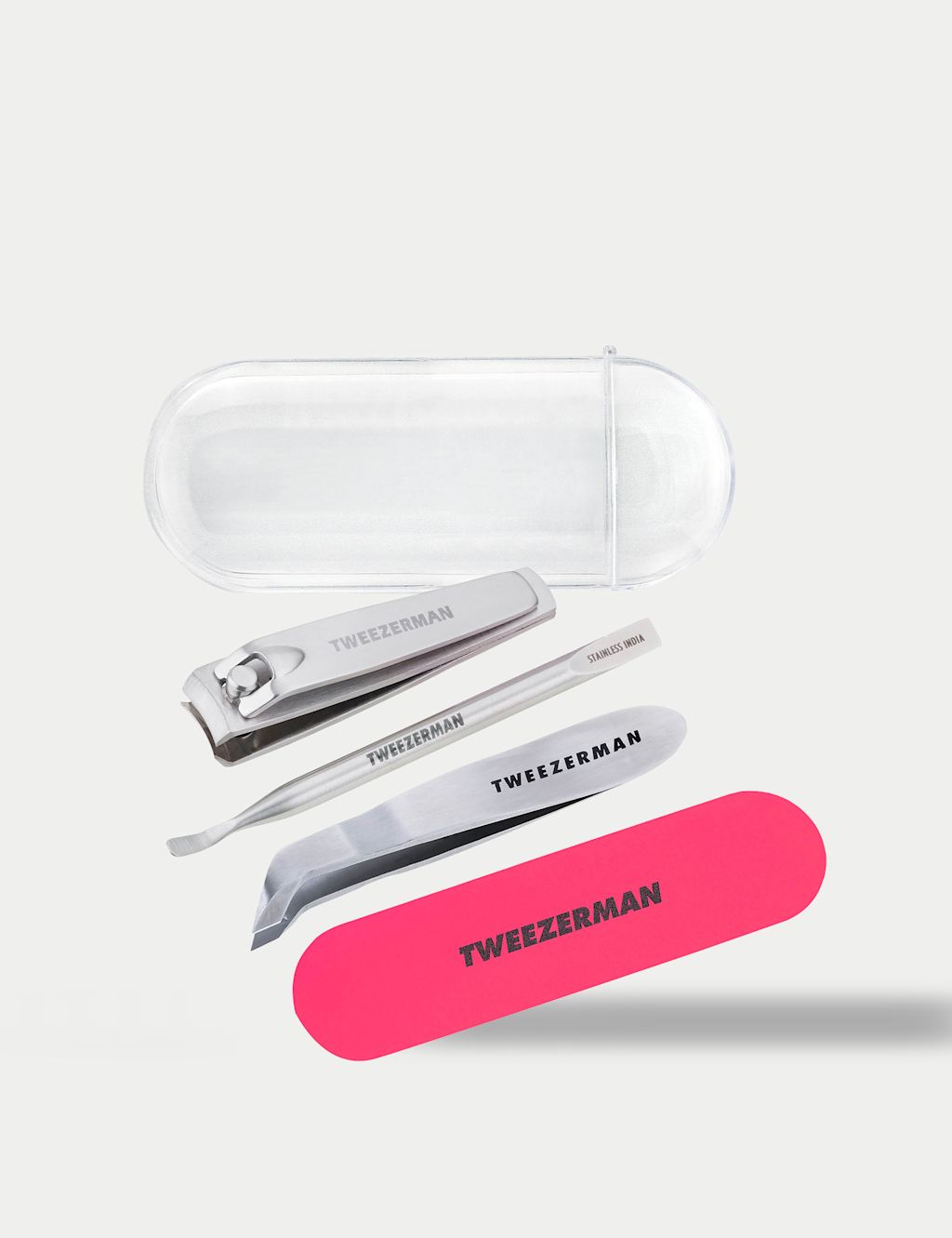 Tweezerman Mini Neon Nail Rescue Kit - Pink, Pink