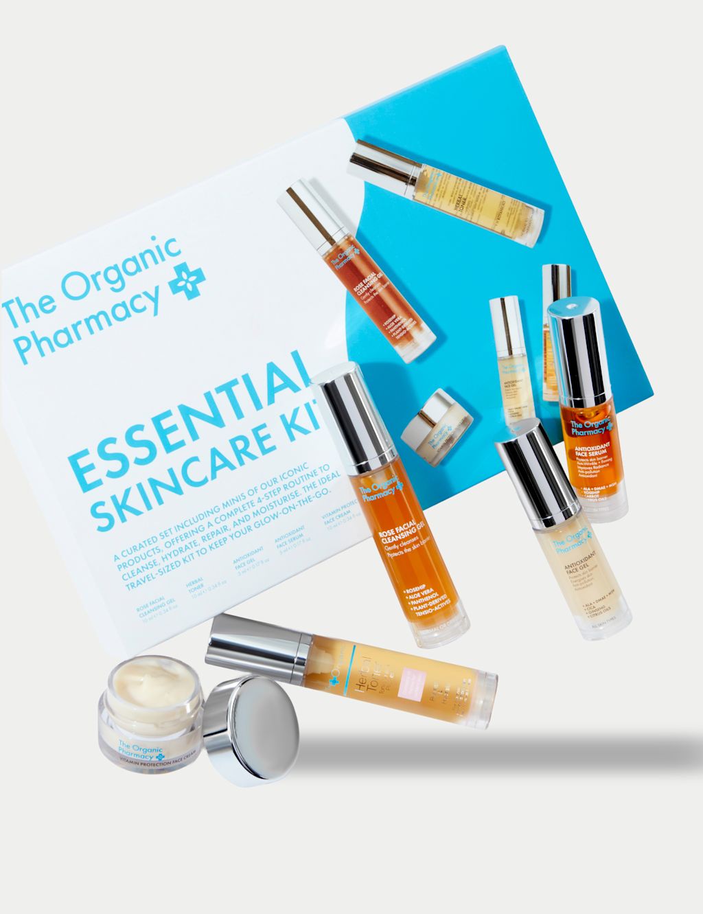 The Organic Pharmacy Essential Skincare Kit 40ml - 1SIZE