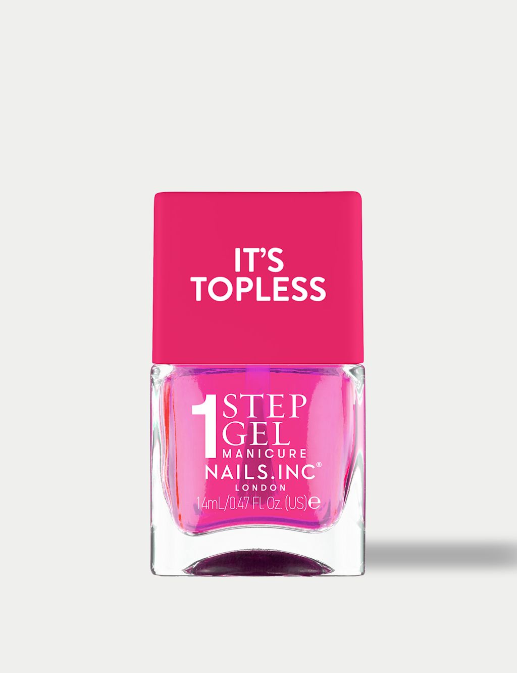 Nails Inc. It's Topless 1-Step Gel Nail Polish 14ml - Light Pink, Light Pink