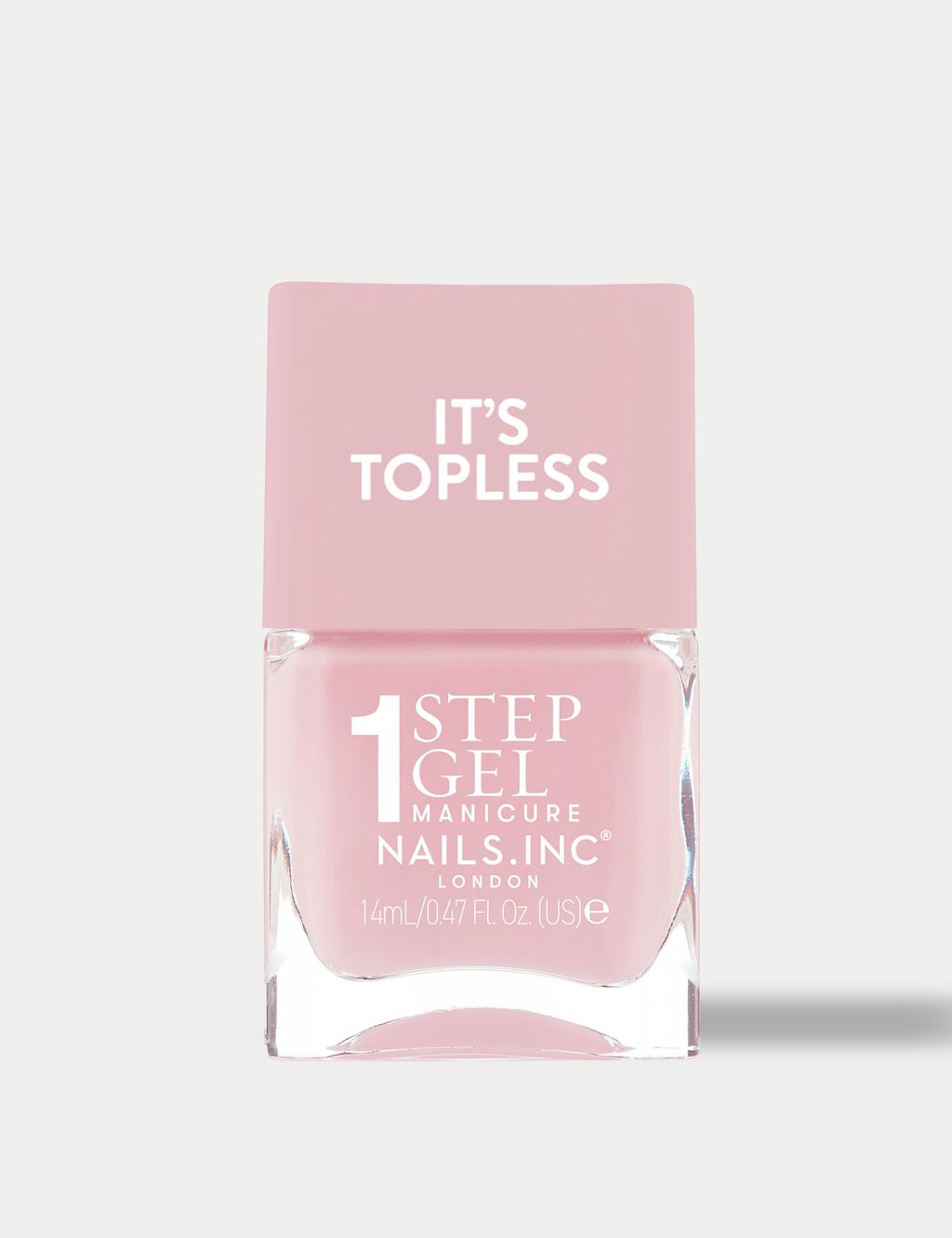 Nails Inc. It's Topless 1-Step Gel Nail Polish 14ml - Soft Pink, Soft Pink