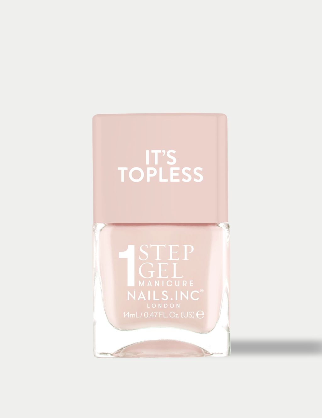 Nails Inc. It's Topless 1-Step Gel Nail Polish 14ml - Dusky Rose, Dusky Rose