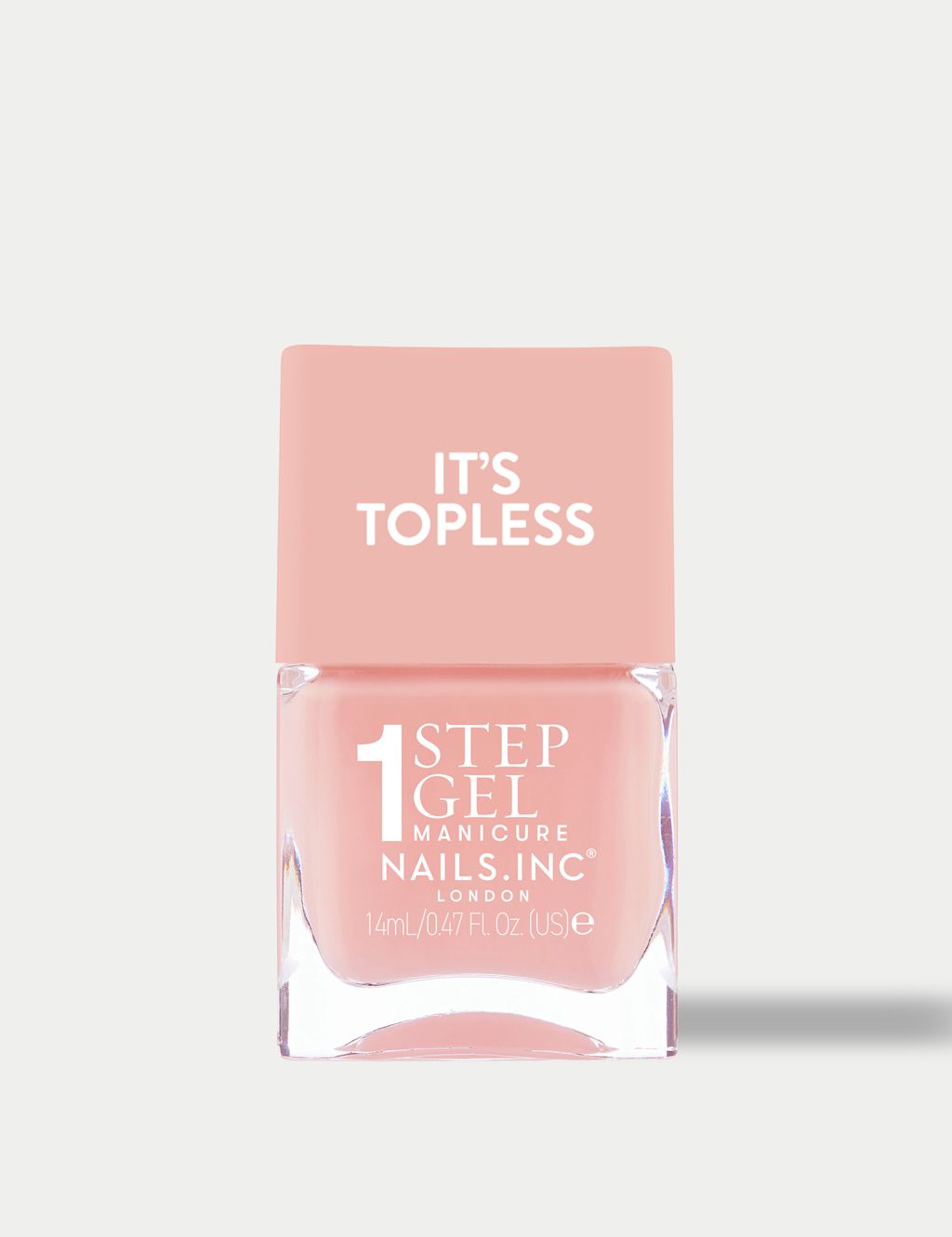 Nails Inc. It's Topless 1-Step Gel Nail Polish 14ml - Nude, Nude