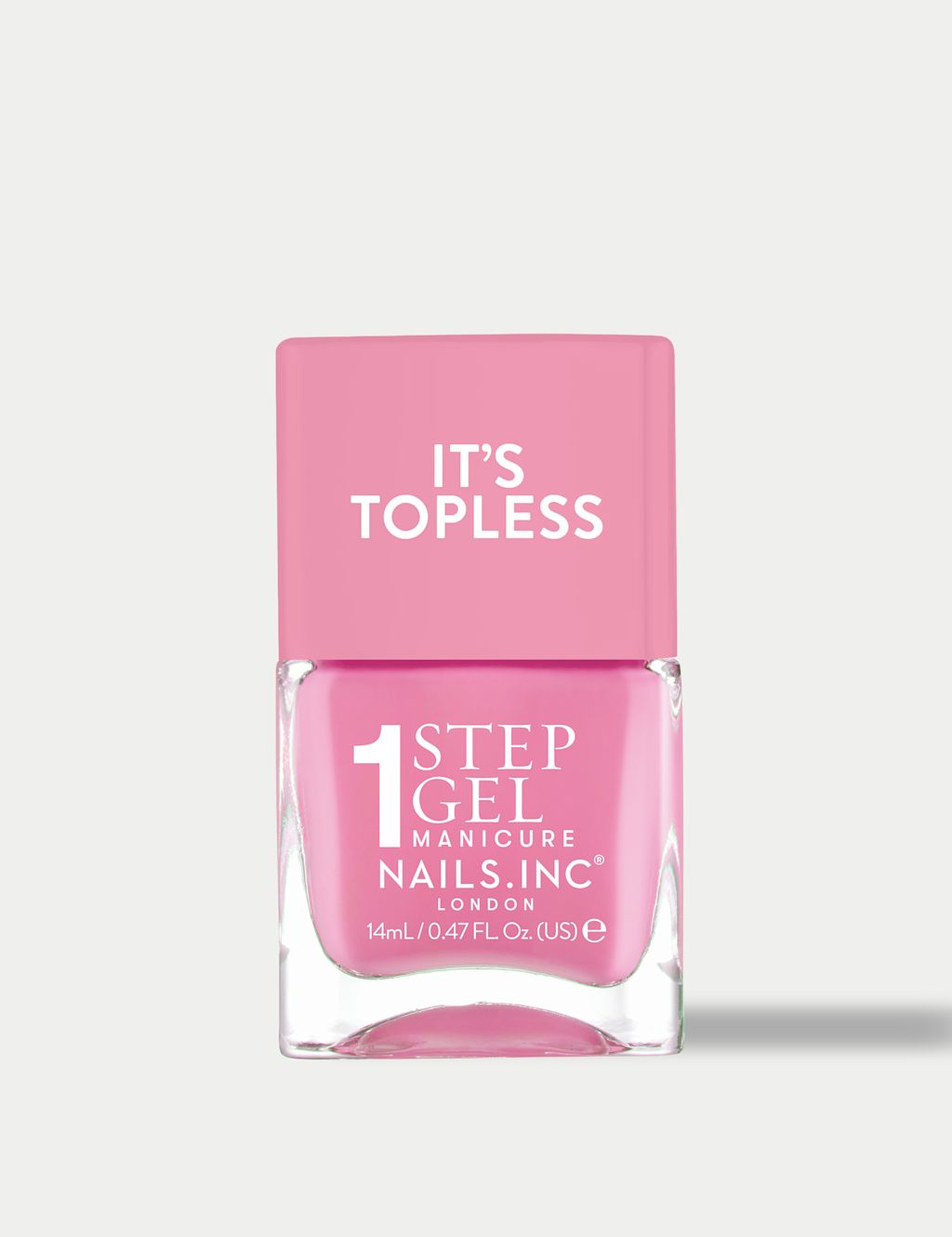 Nails Inc. It's Topless 1-Step Gel Nail Polish 14ml - Candy, Candy