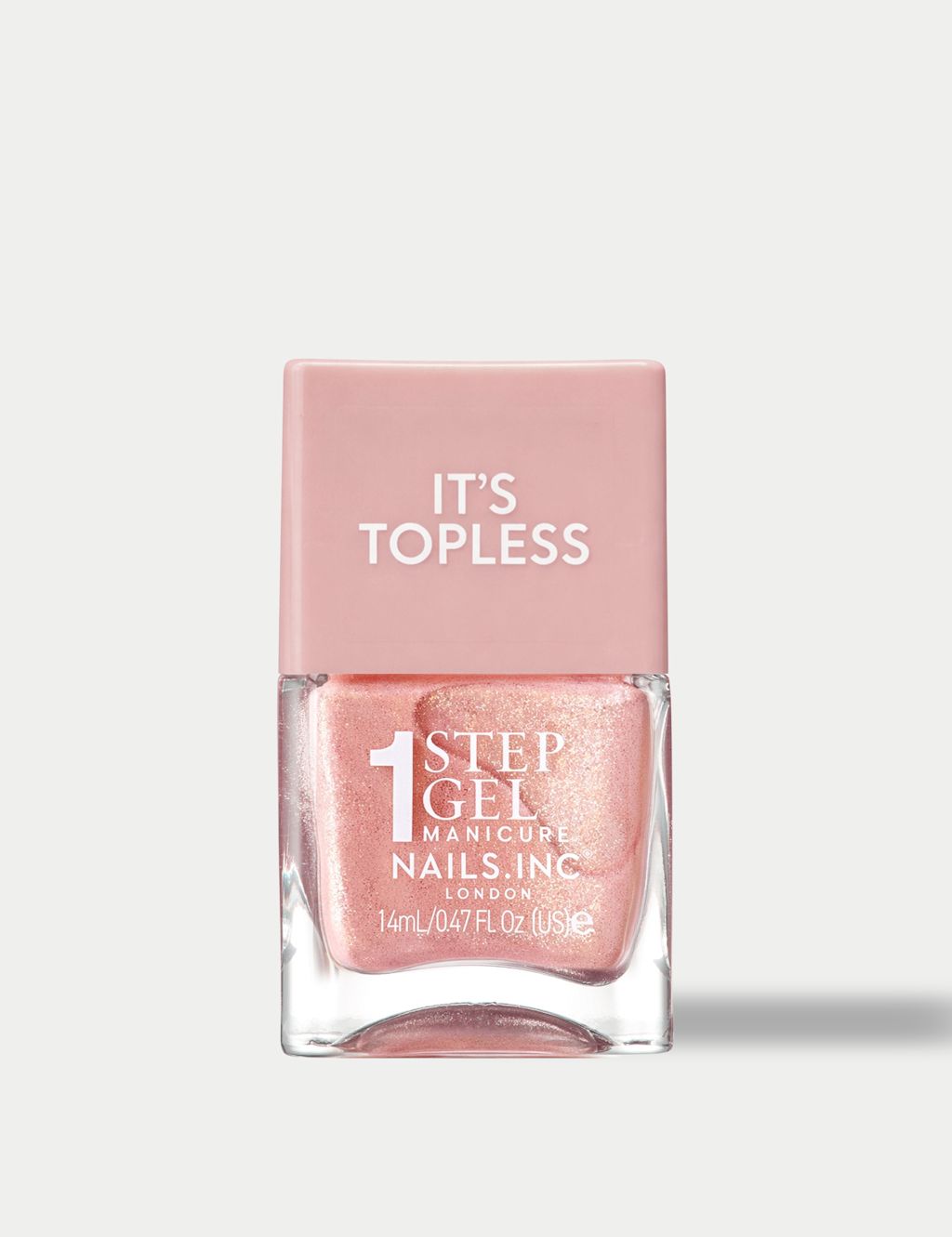Nails Inc. It's Topless 1-Step Gel Nail Polish 14ml - Nude Mix, Nude Mix