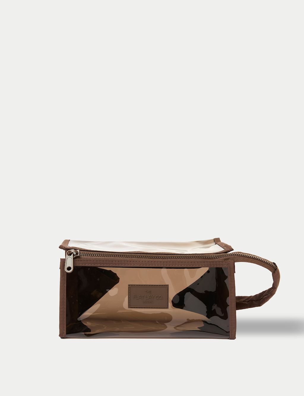 Flat Lay Co Jelly Flat Lay Makeup Box Bag - Espresso, Espresso