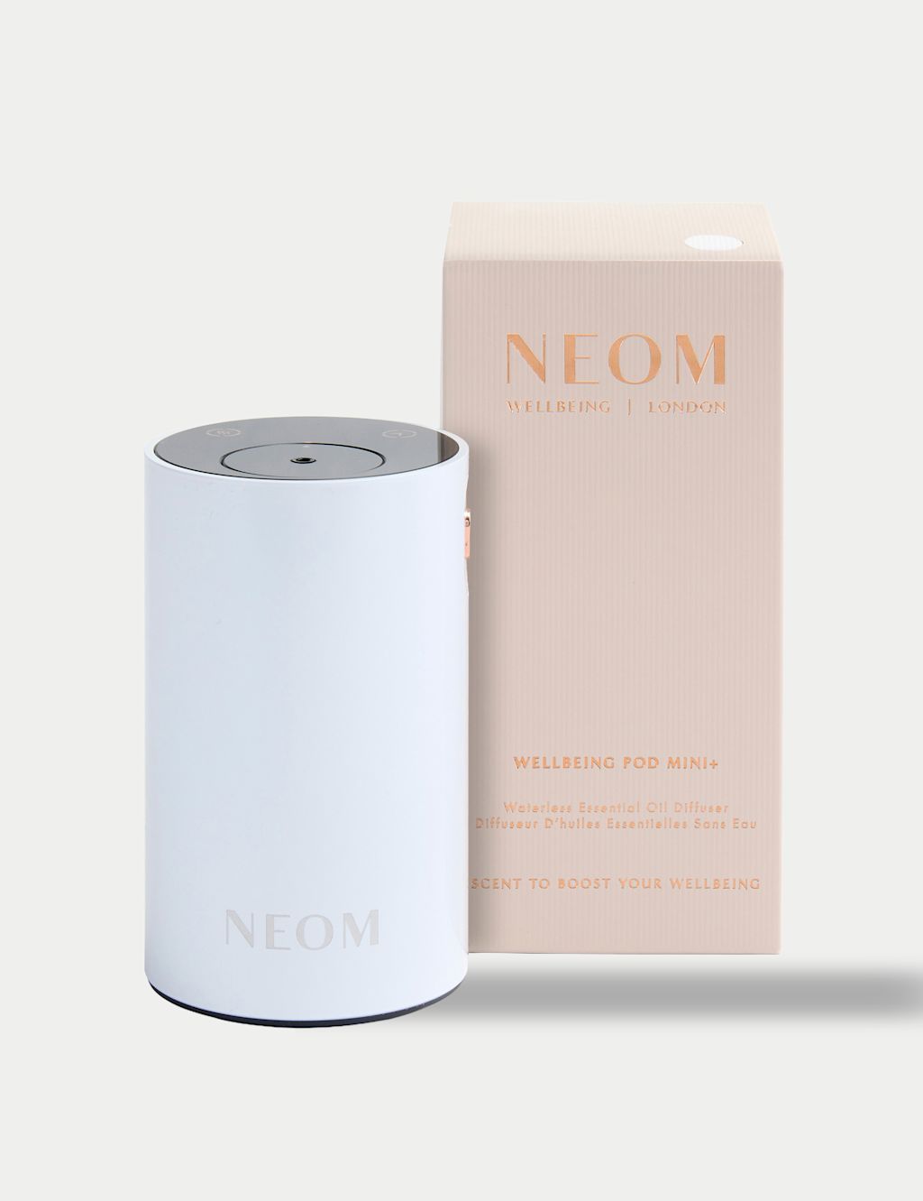 NEOM Wellbeing Pod Mini + - White Marl, White Marl